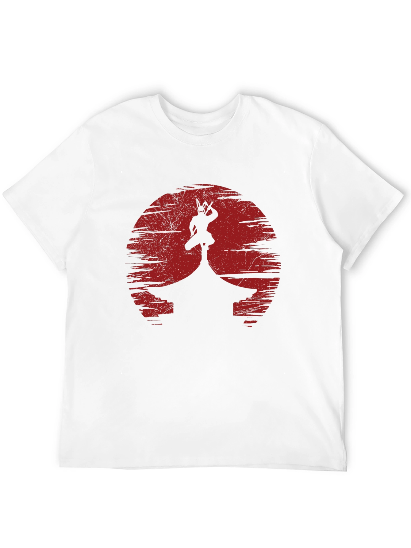 Ninja Silhouette Graphic Tee - Mens Black T-Shirt