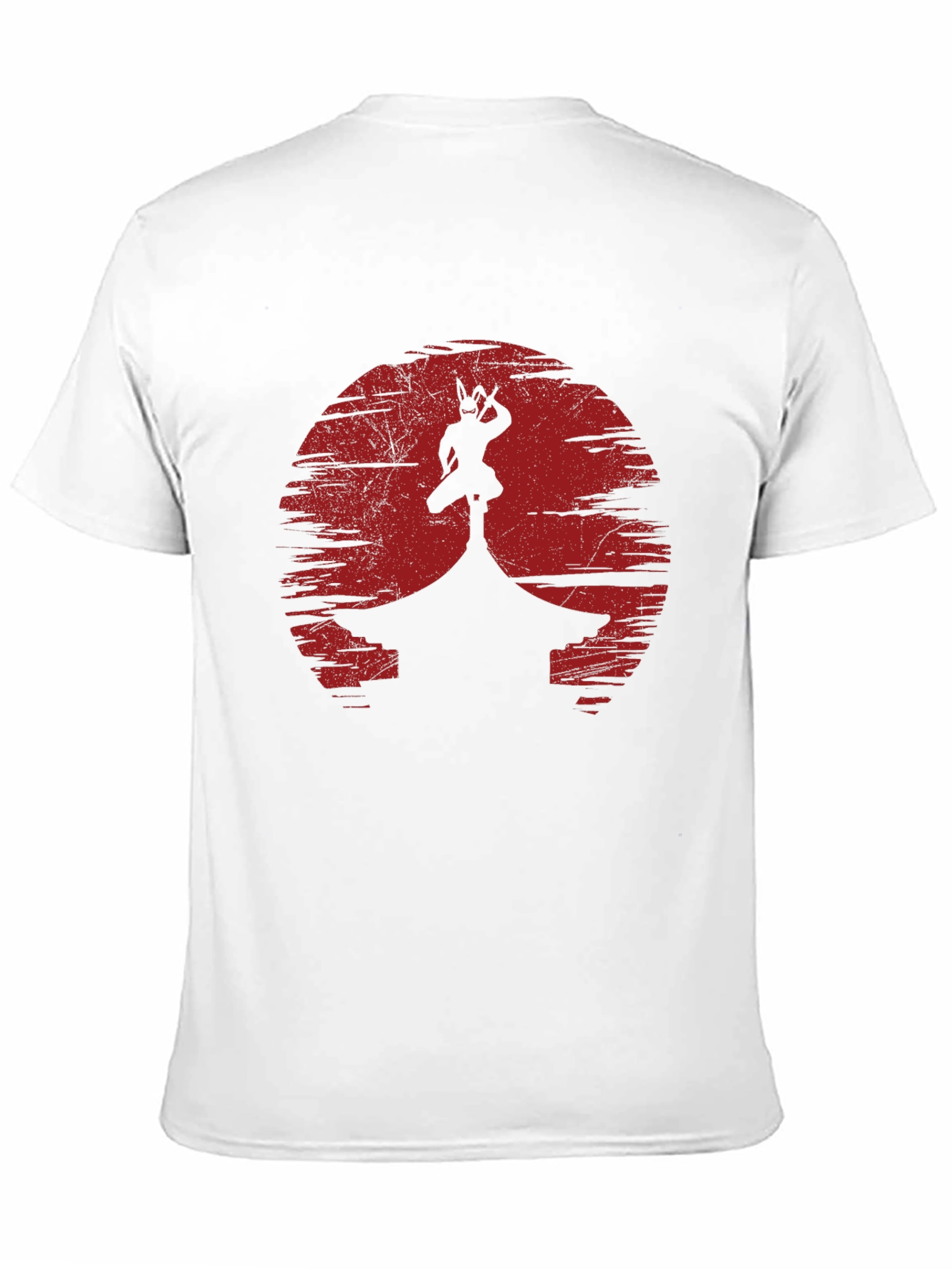 Ninja Silhouette Graphic Tee - Mens Black T-Shirt