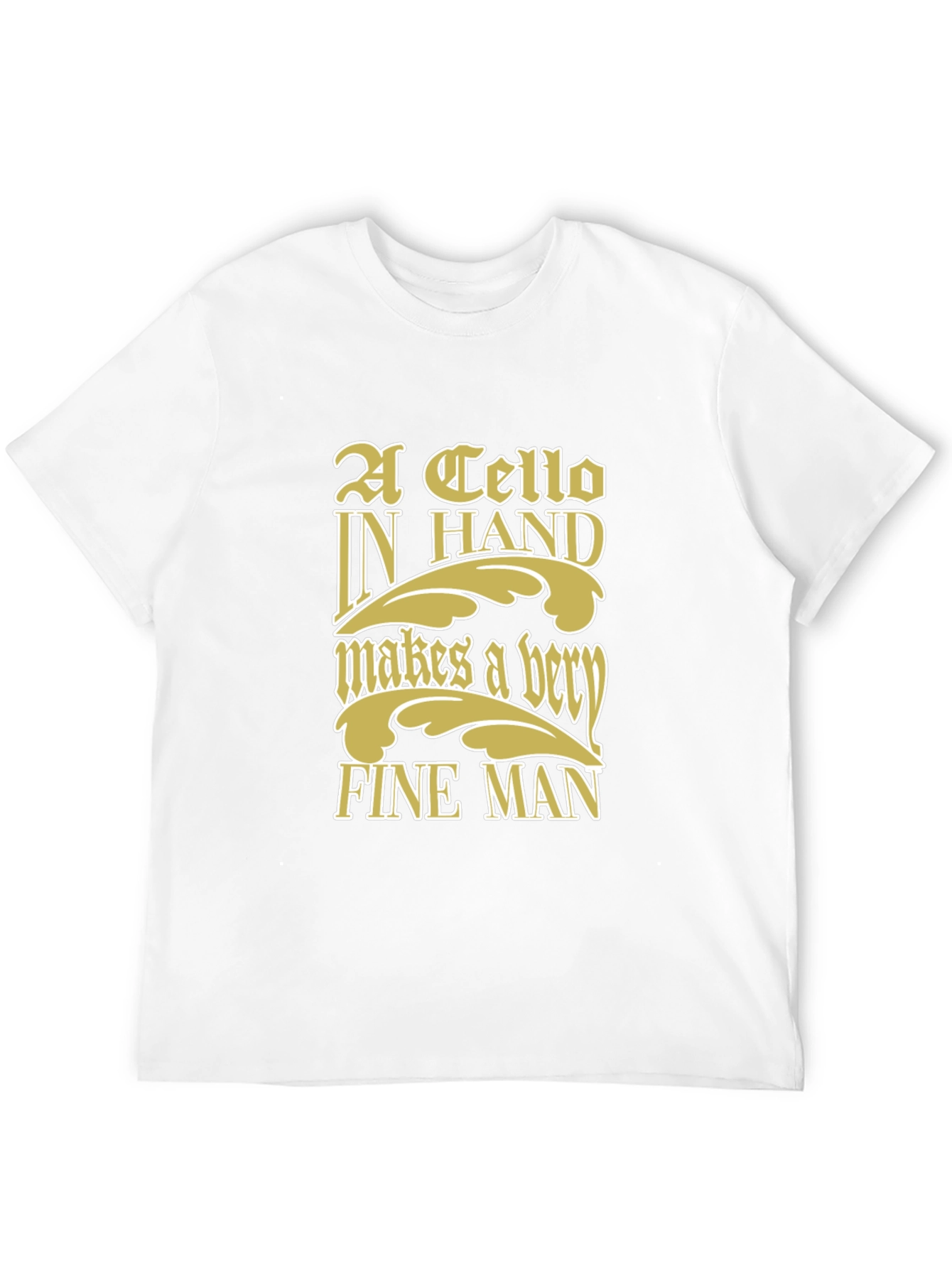 Cello In Hand Graphic T-Shirt
