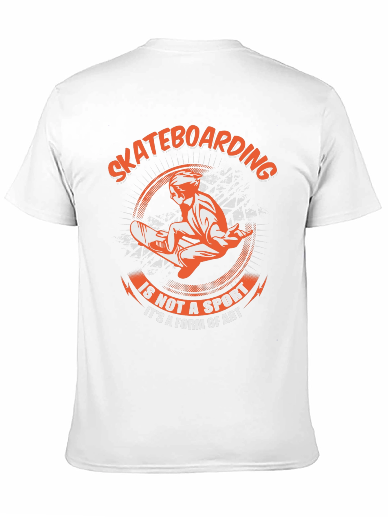 Skateboarding Art Form Graphic Tee - Black