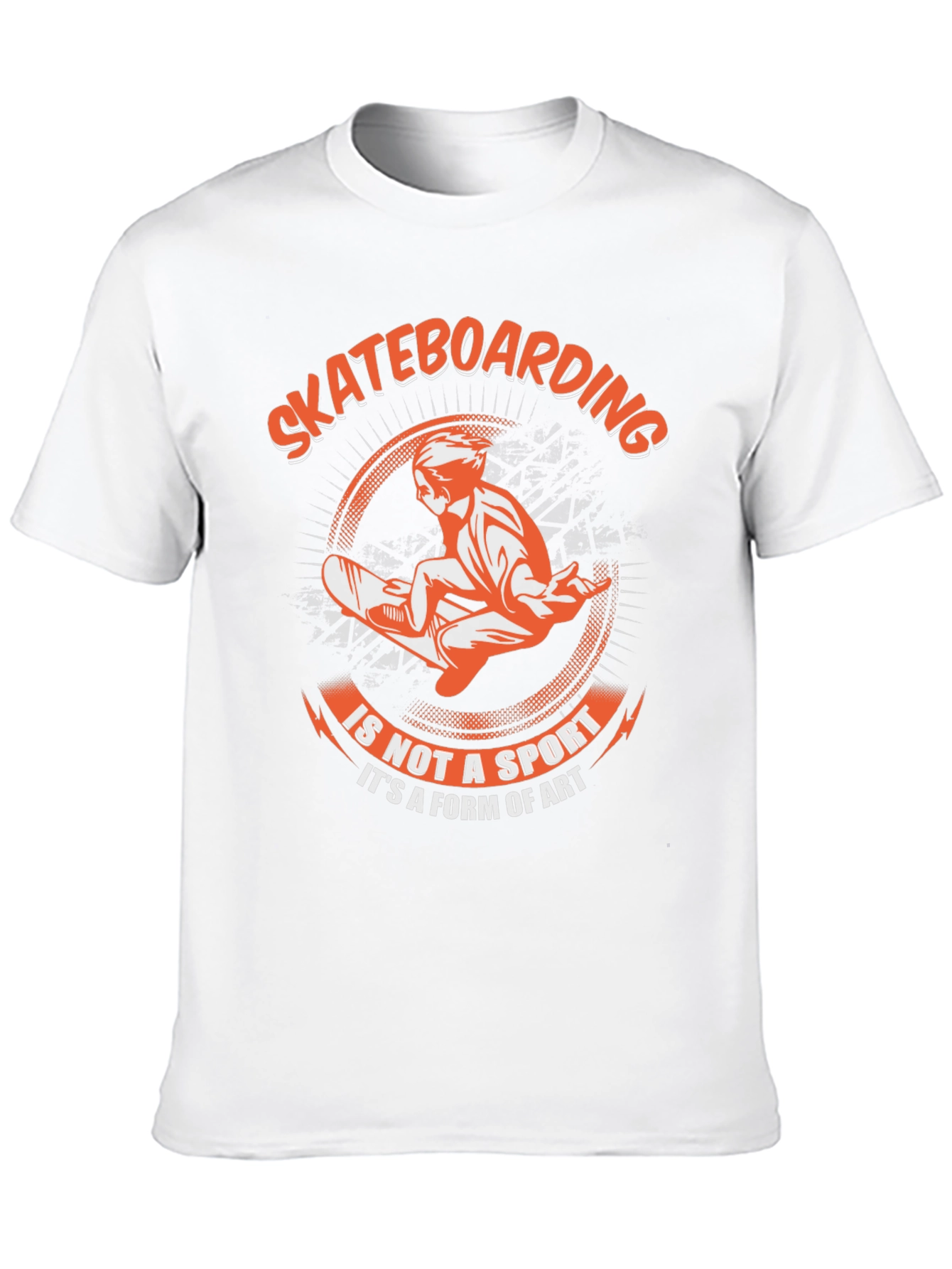 Skateboarding Art Form Graphic Tee - Black