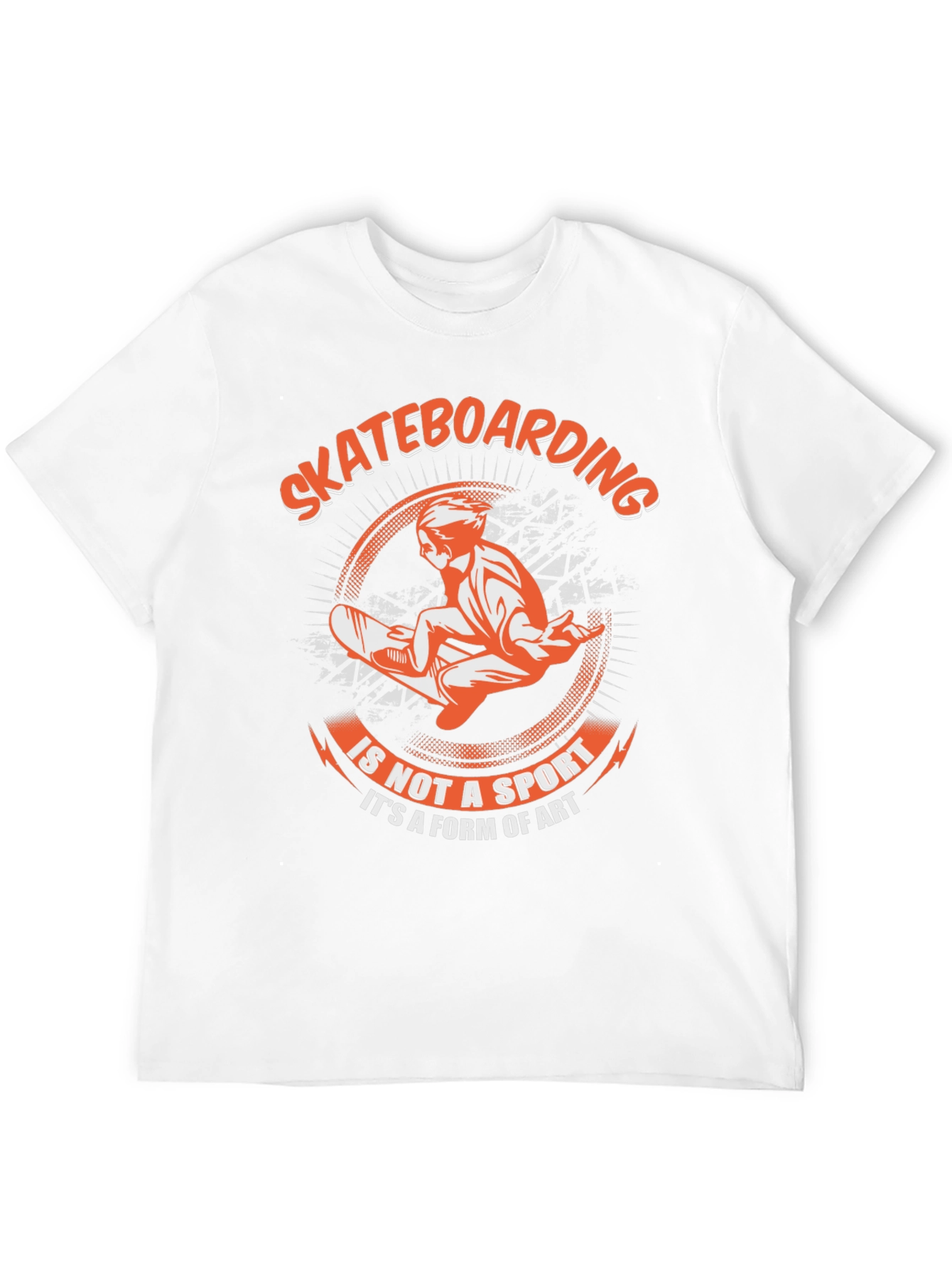 Skateboarding Art Form Graphic Tee - Black