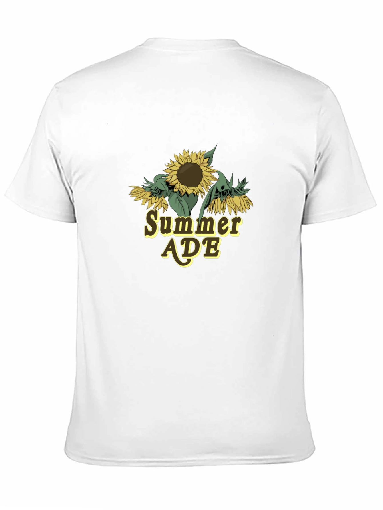 Summer ADE Sunflower Graphic Tee - Black