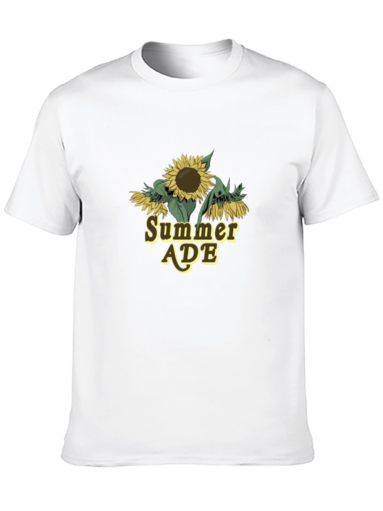 Summer ADE Sunflower Graphic Tee - Black