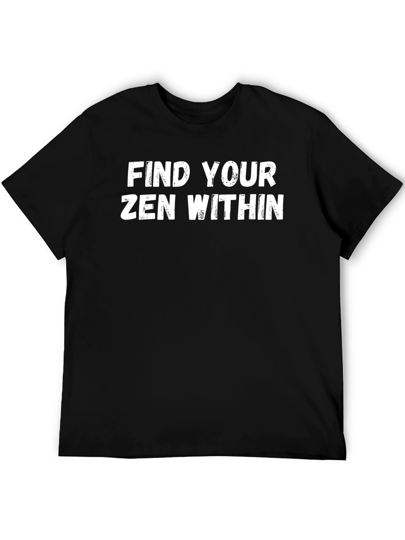 Find Your Zen Within Black Graphic Tee