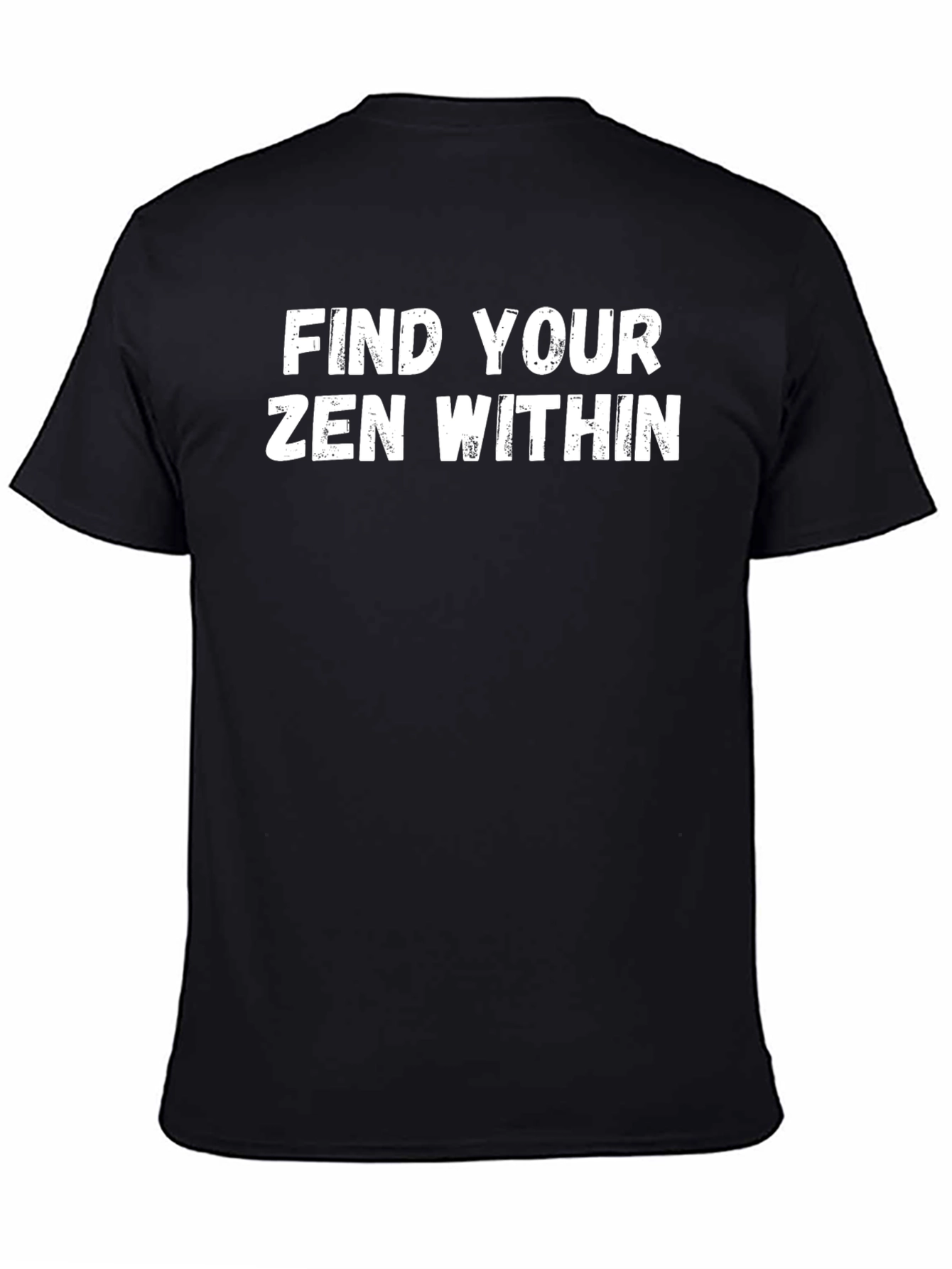 Find Your Zen Within Black Graphic Tee