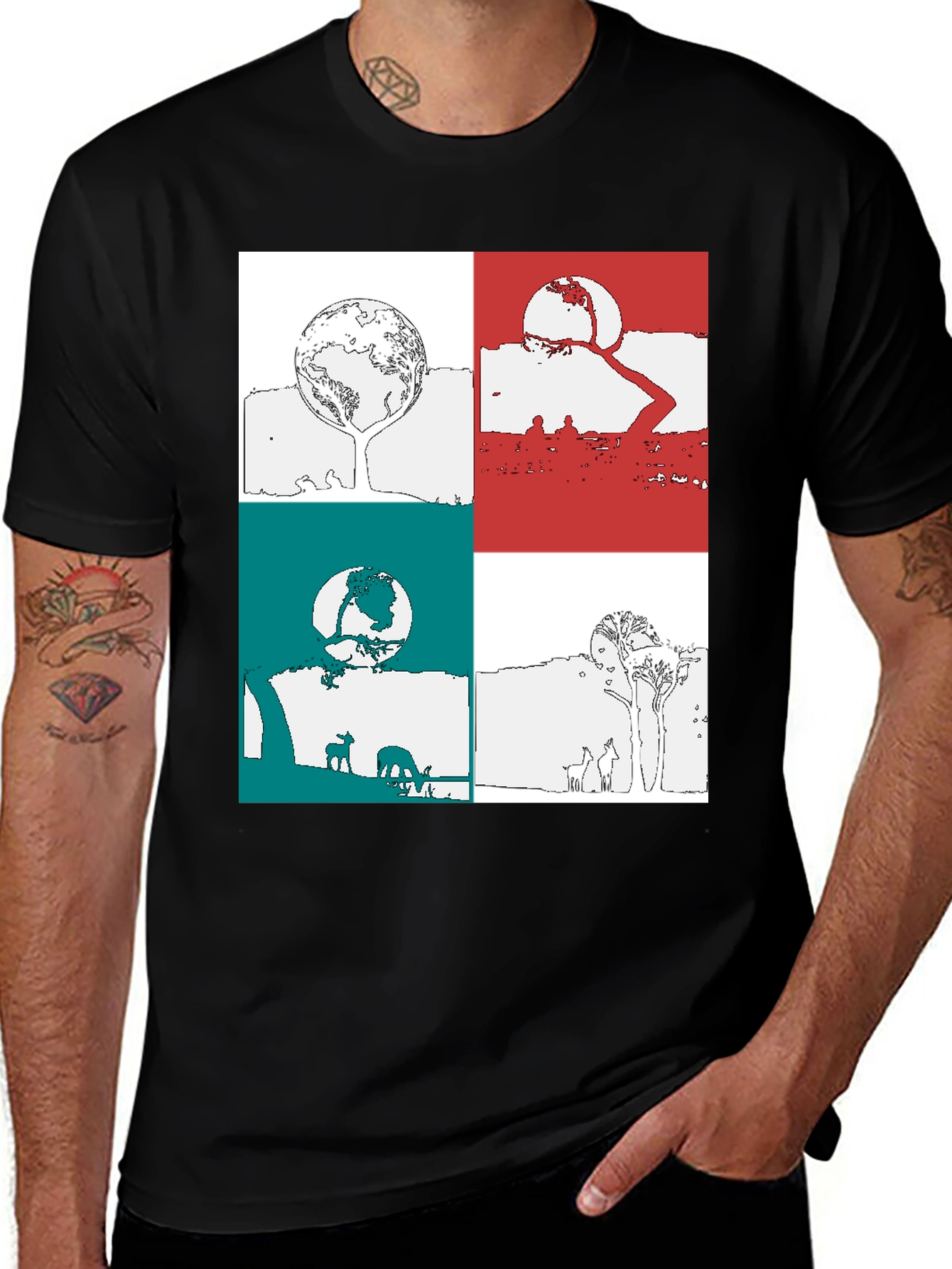 Earth Art T-Shirt: Nature & Conservation Tee