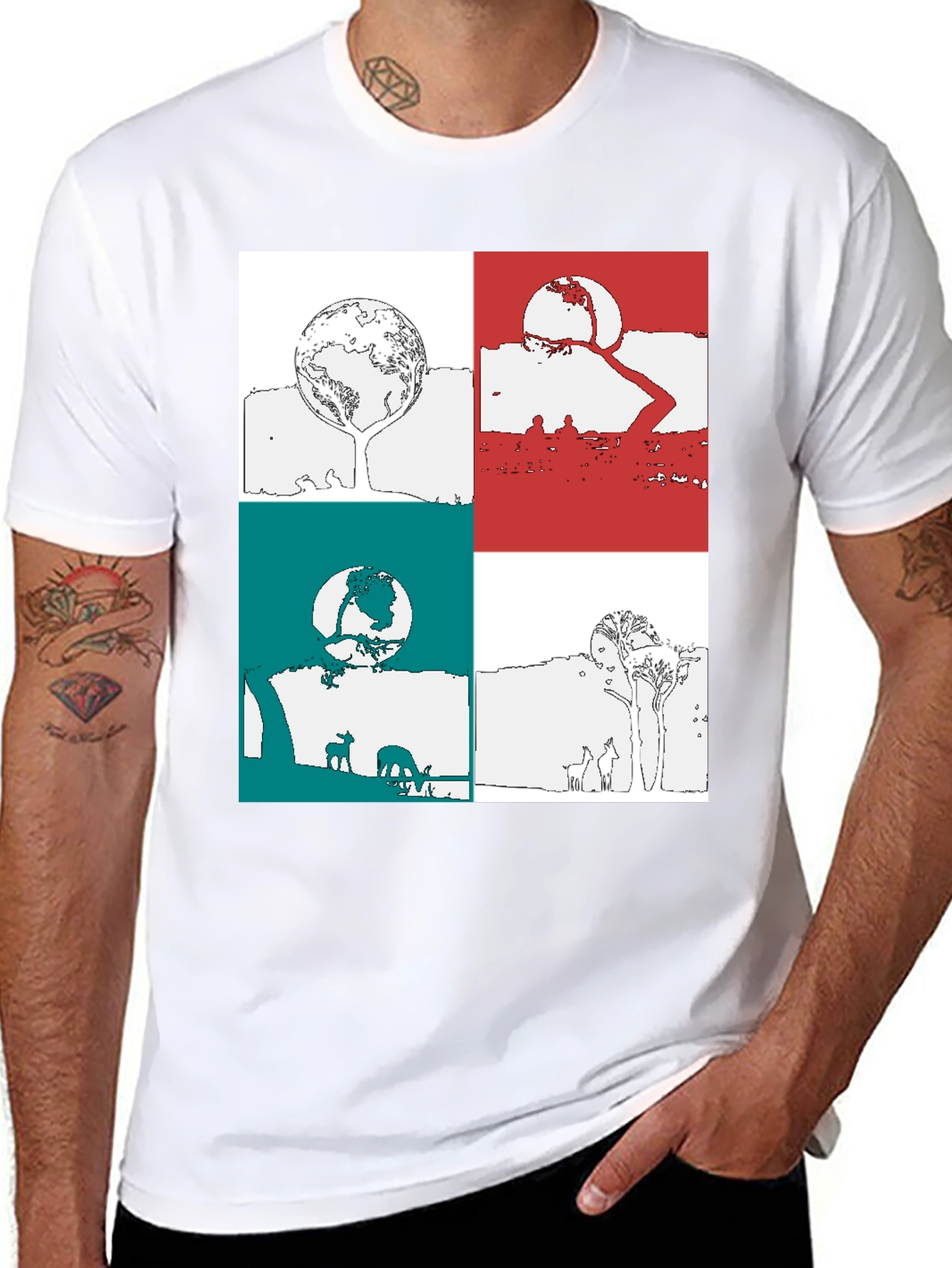 Earth Art T-Shirt: Nature & Conservation Tee