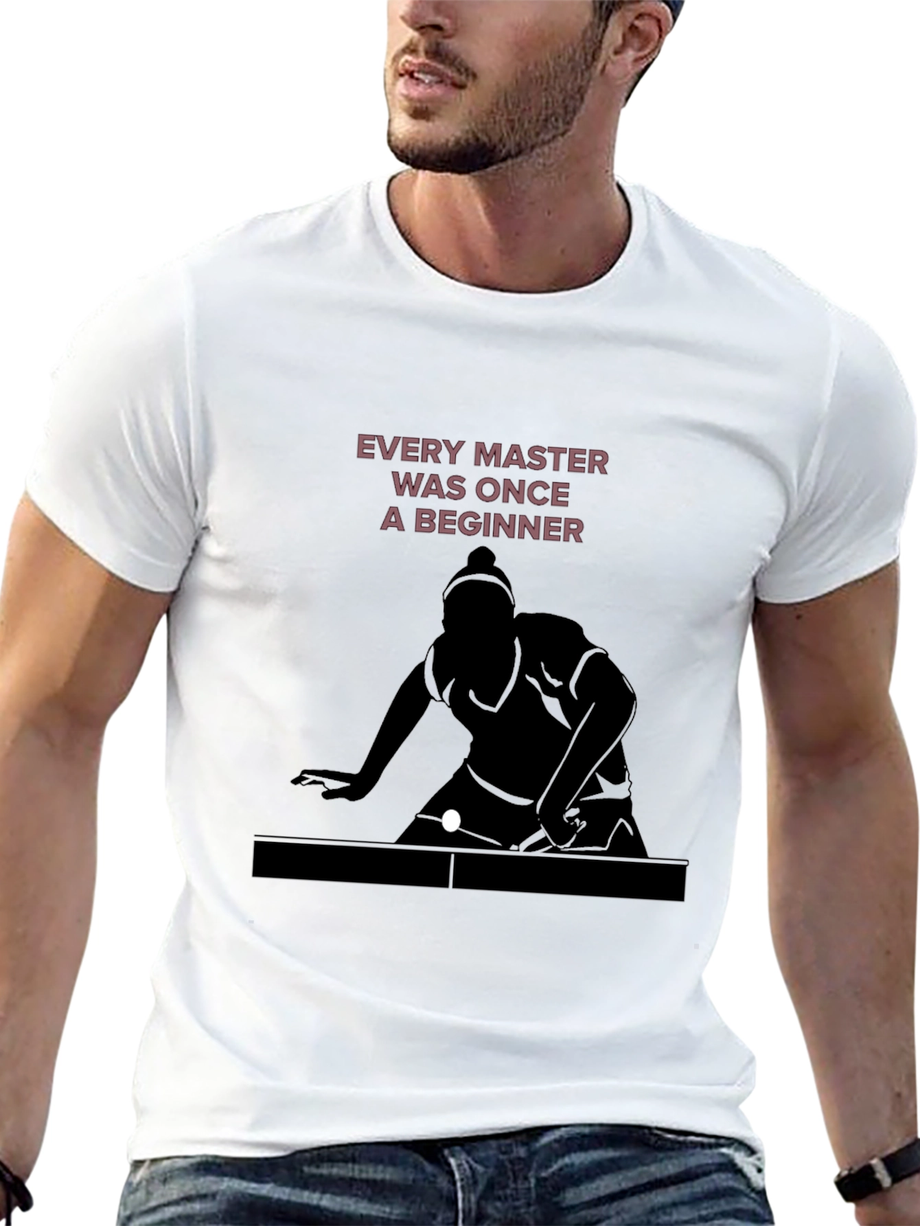 Every Master Beginner T-Shirt - Ping Pong Design