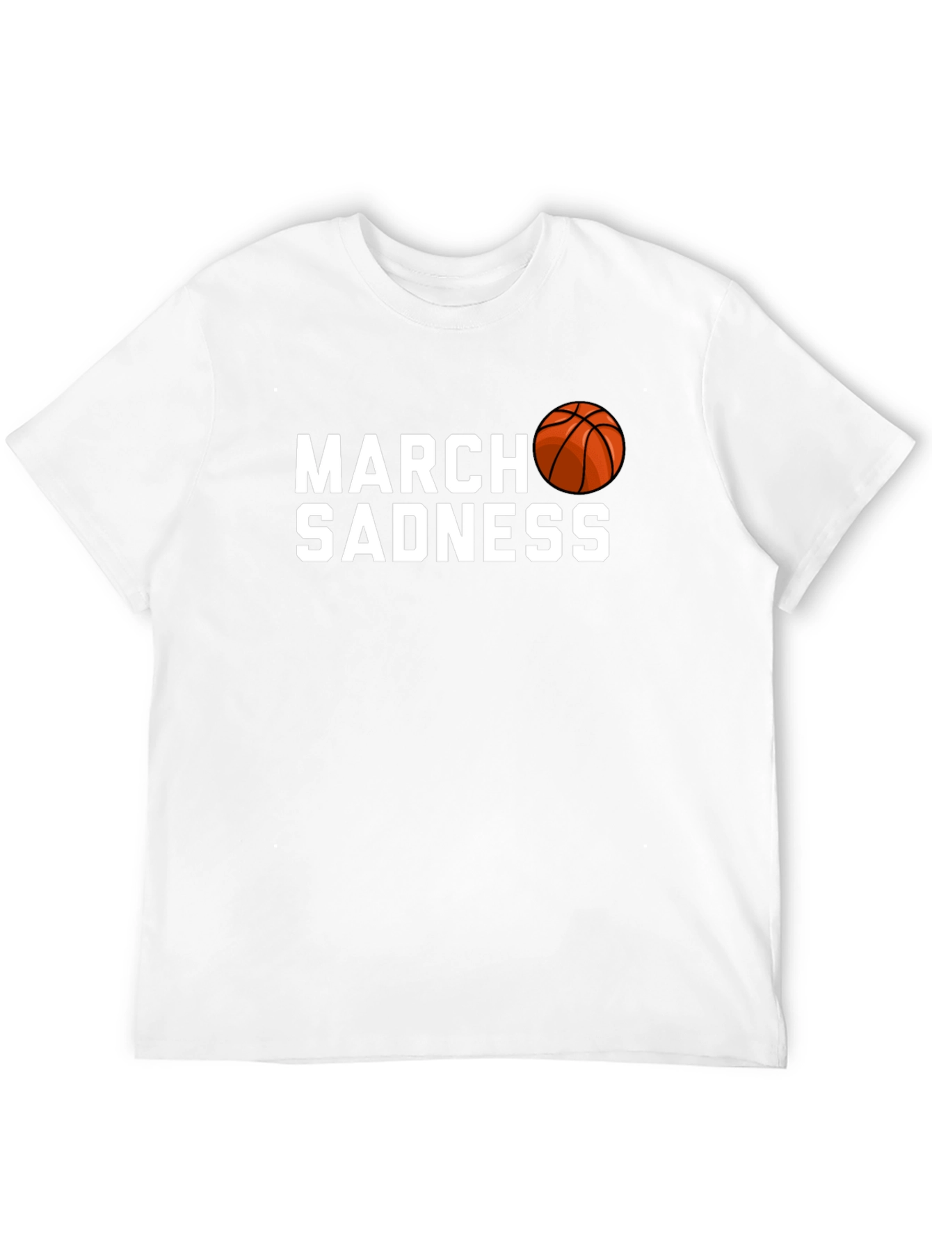 March Sadness Basketball Graphic Tee