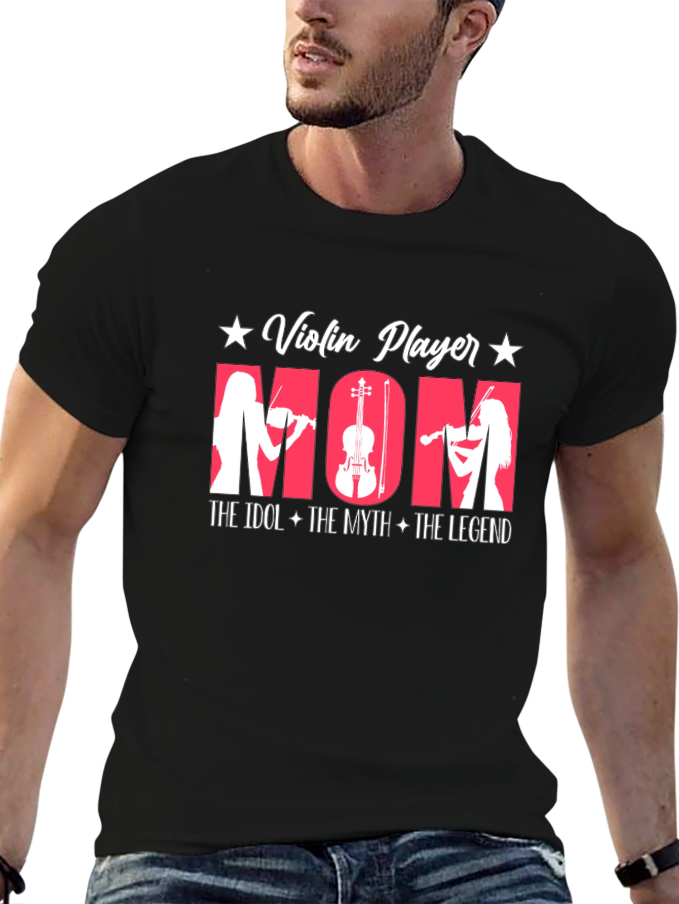 Violin Player Mom T-Shirt - Idol Myth Legend