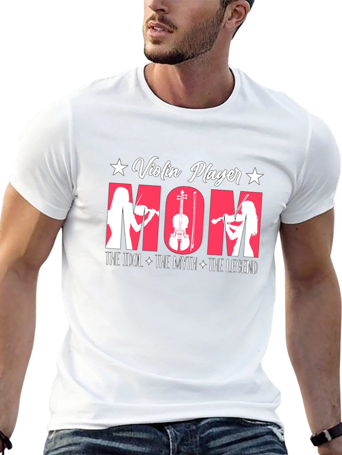 Violin Player Mom T-Shirt - Idol Myth Legend