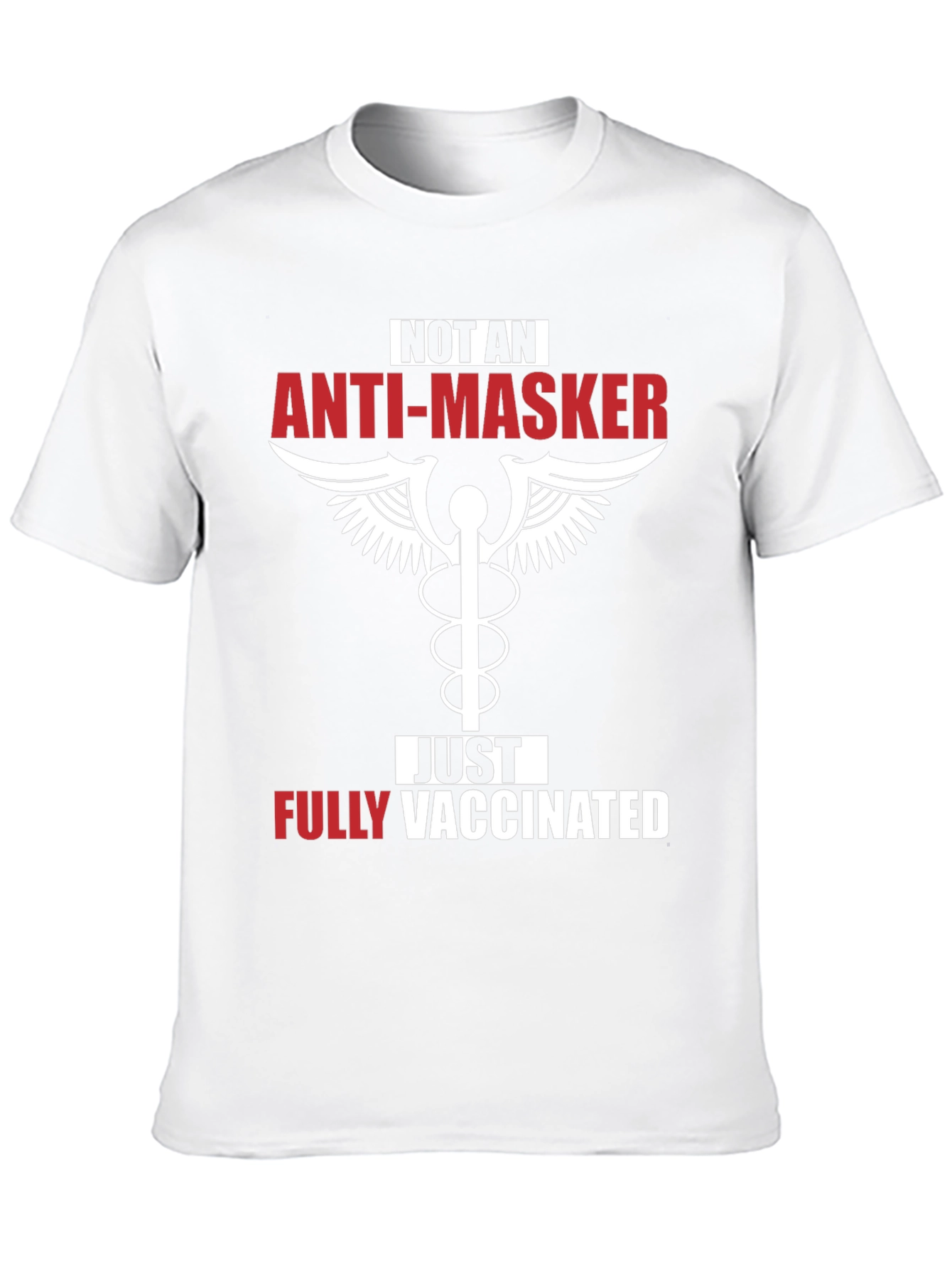 Anti-Masker Fully Vaccinated Black T-Shirt