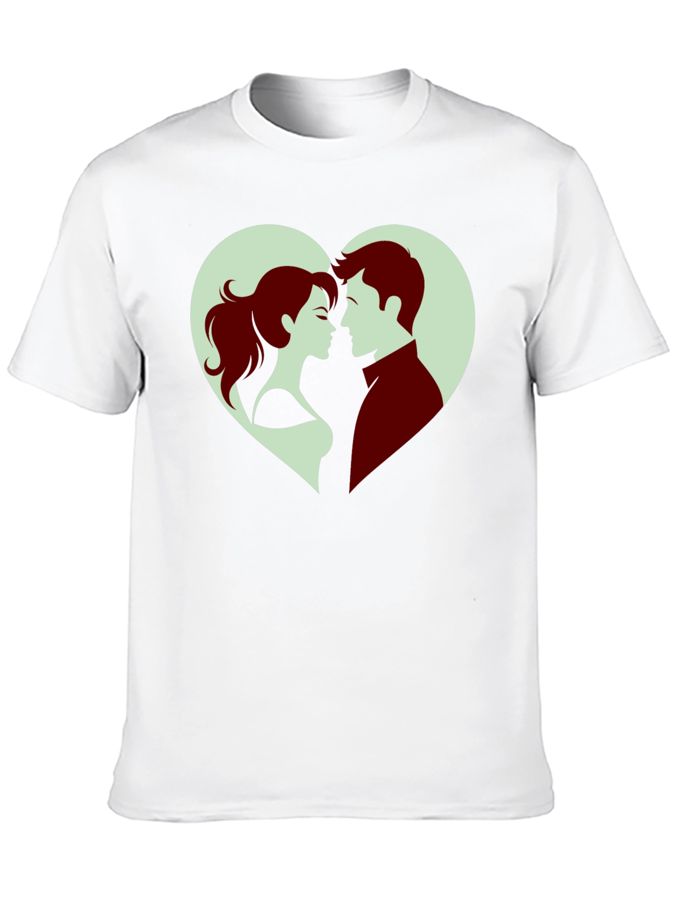 Romantic Couple Heart T-Shirt - Valentines Day Gift