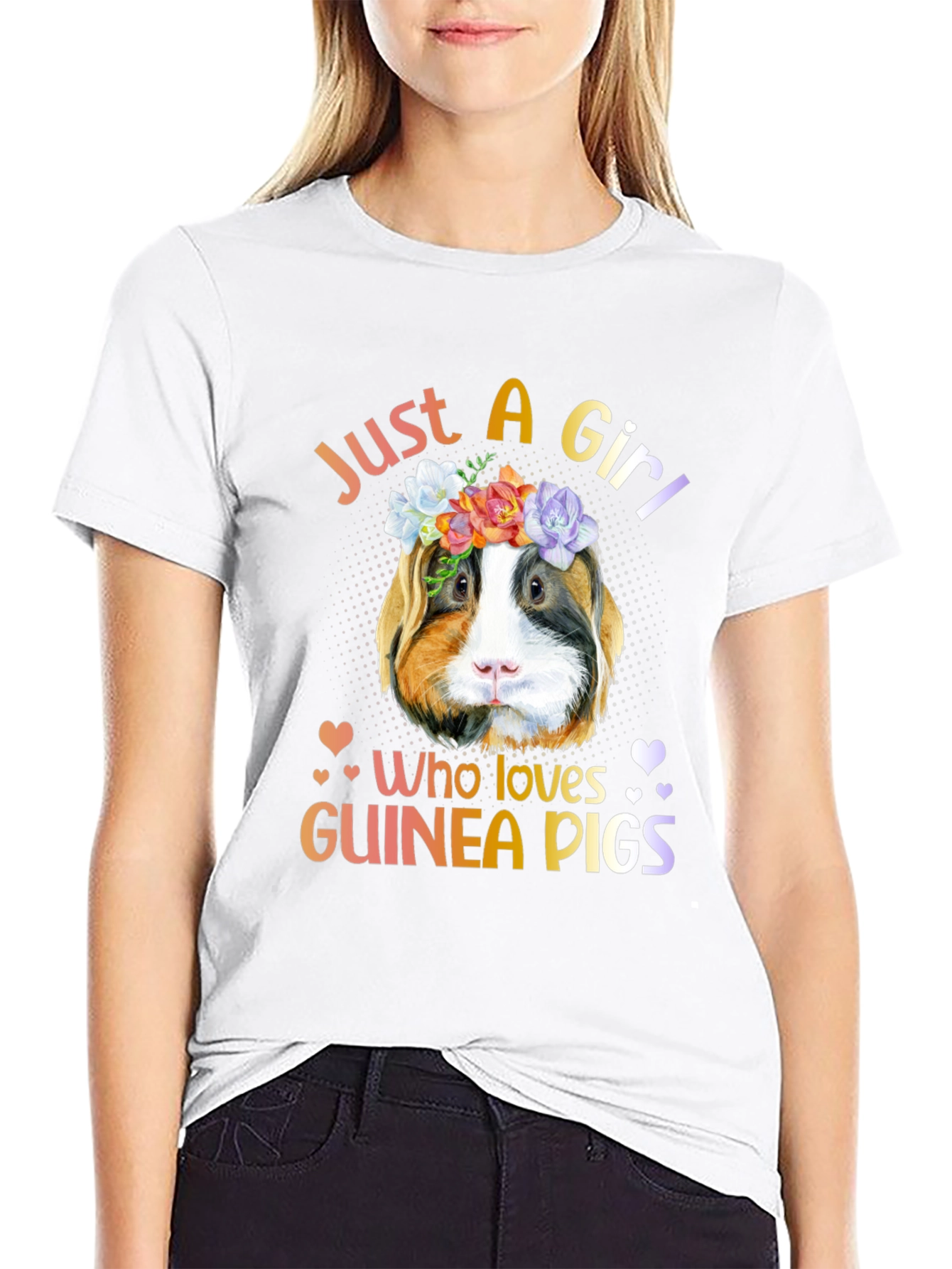 Just a Girl Who Loves Guinea Pigs T-Shirt