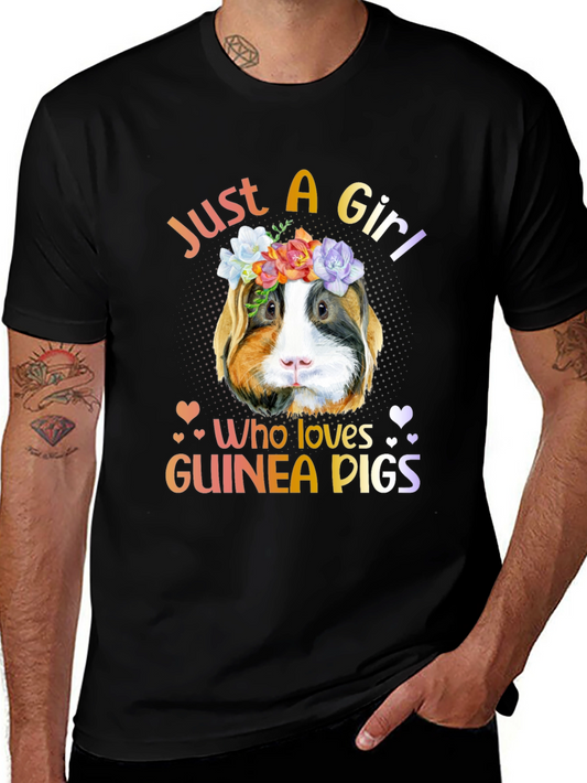 Just a Girl Who Loves Guinea Pigs T-Shirt