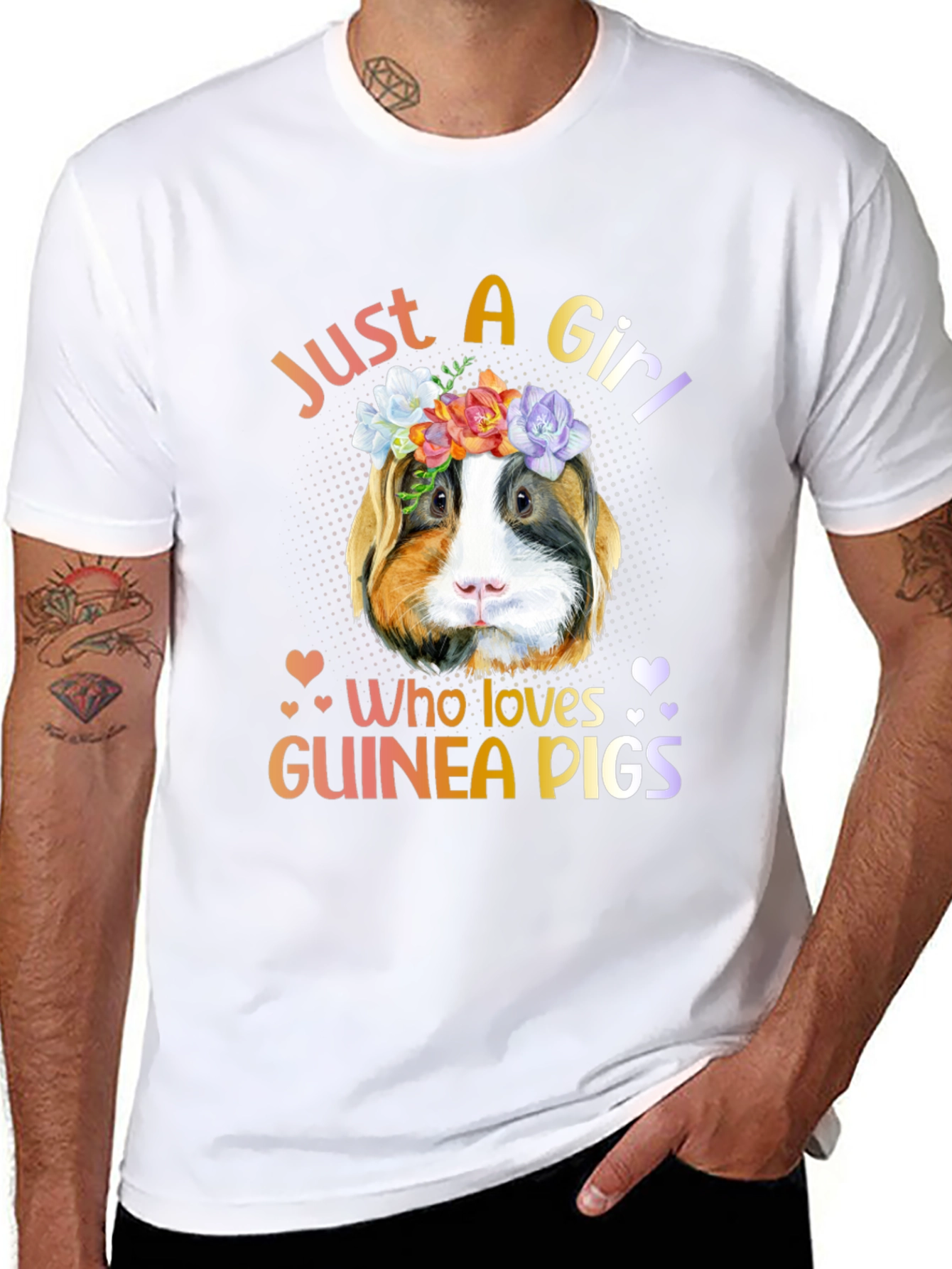 Just a Girl Who Loves Guinea Pigs T-Shirt
