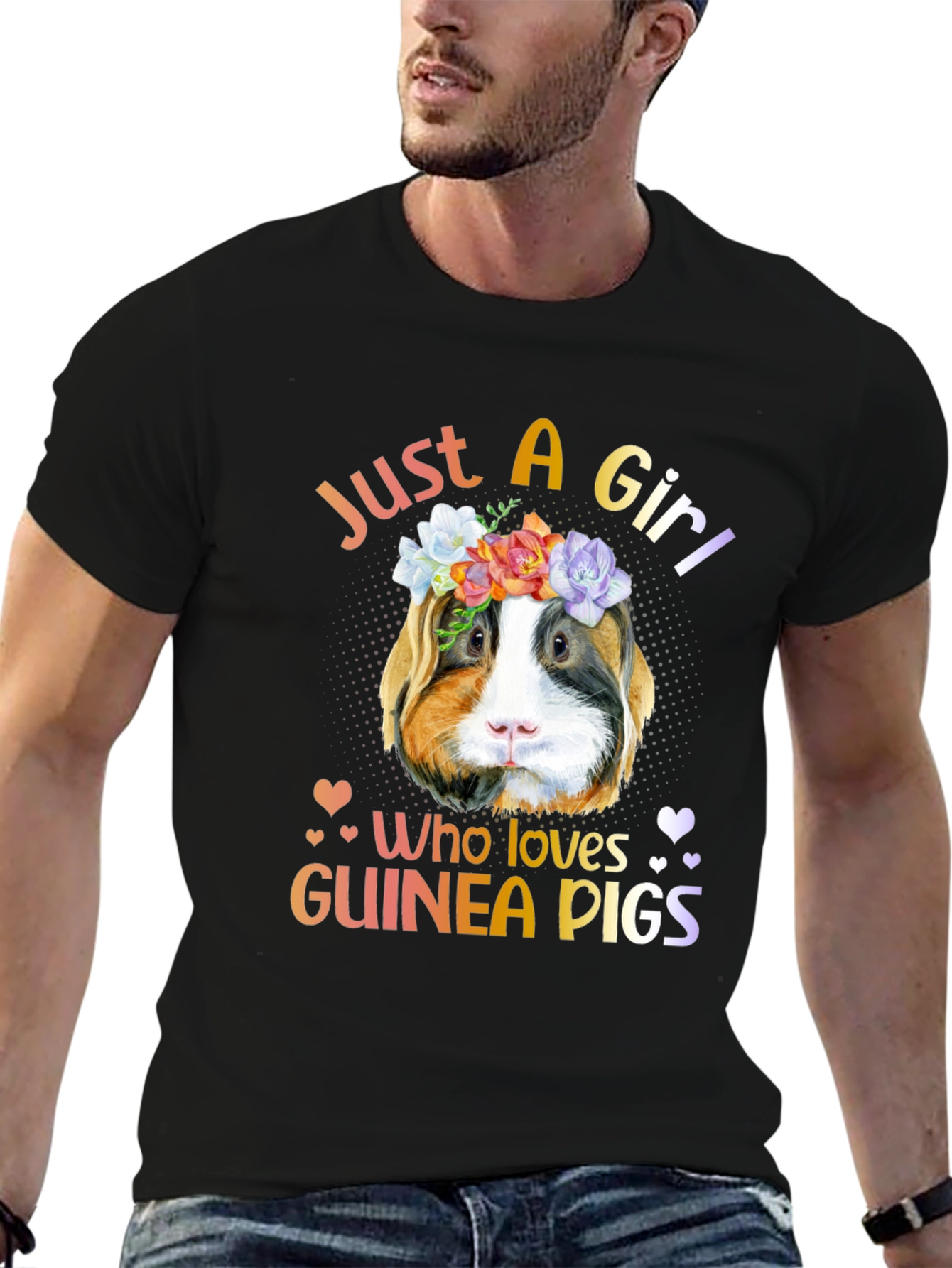 Just a Girl Who Loves Guinea Pigs T-Shirt