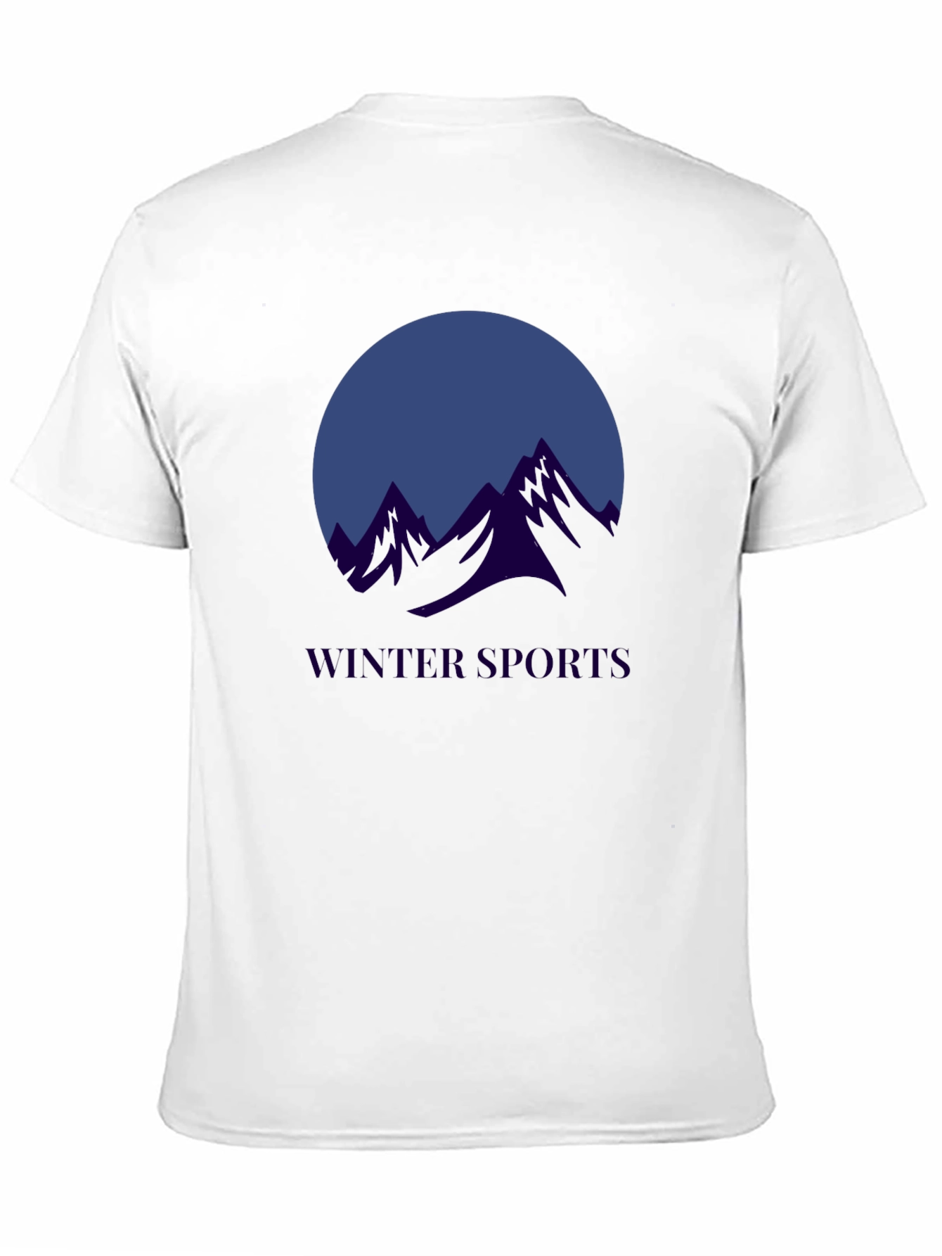 Winter Sports Graphic T-Shirt - Black