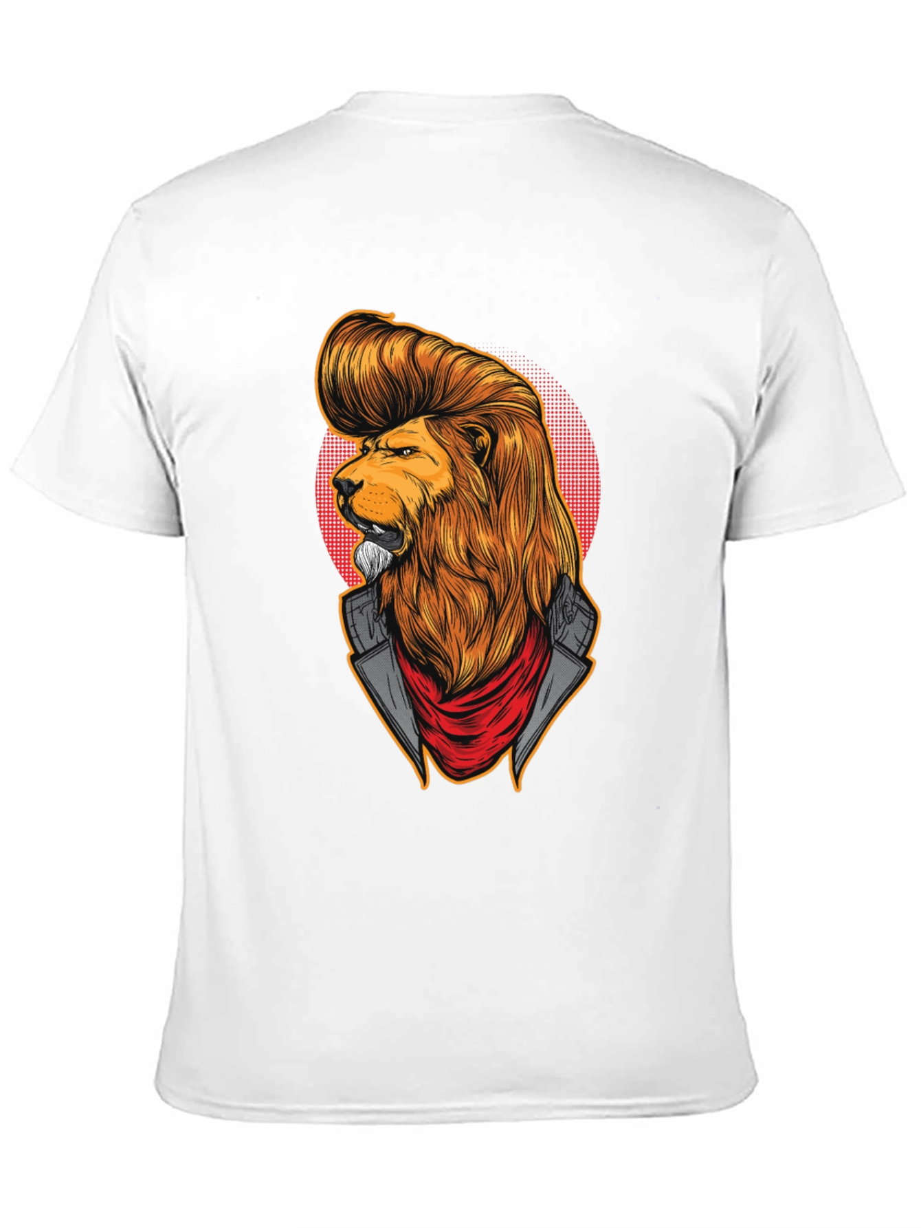 Lion Head T-Shirt: Cool Cat Design