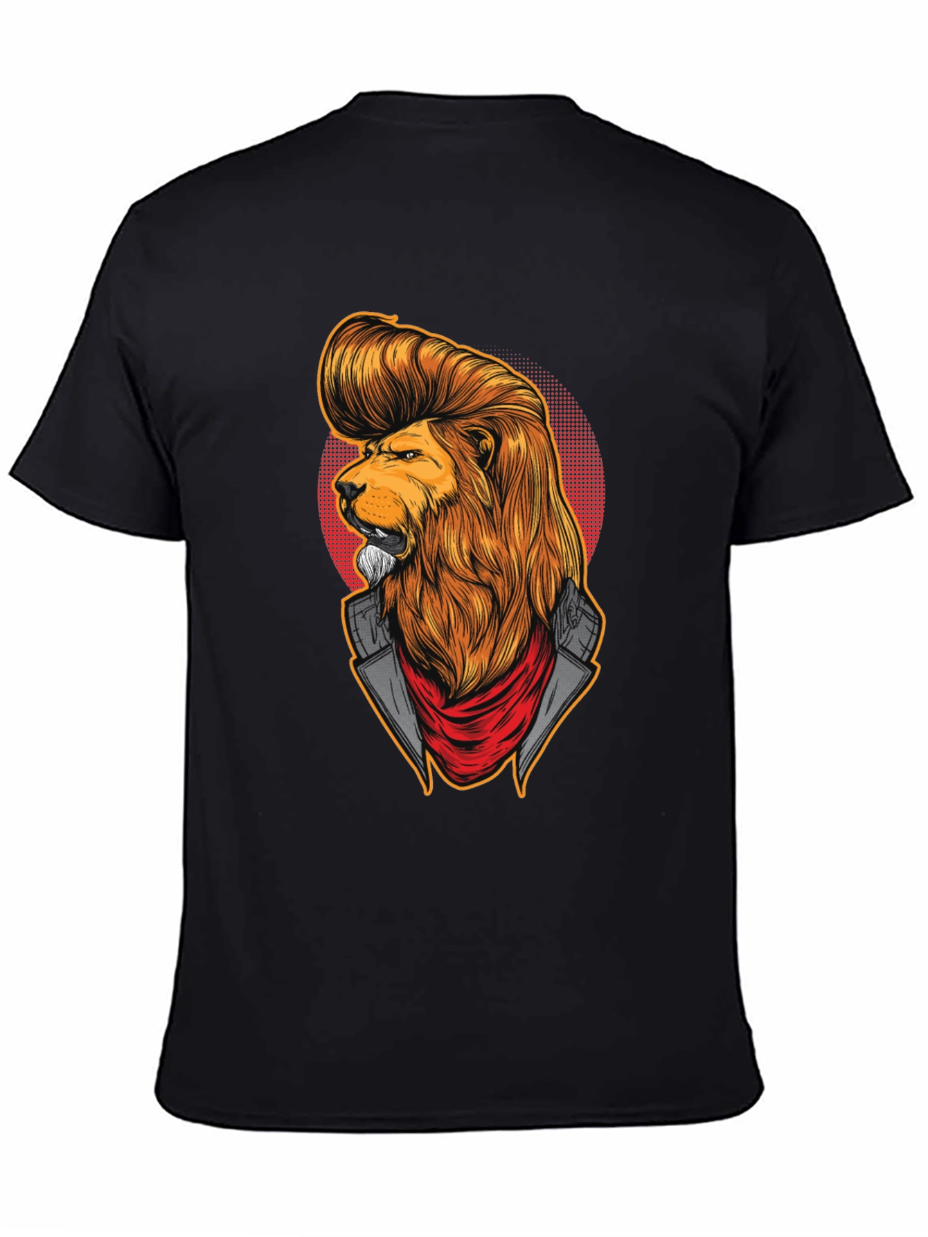 Lion Head T-Shirt: Cool Cat Design
