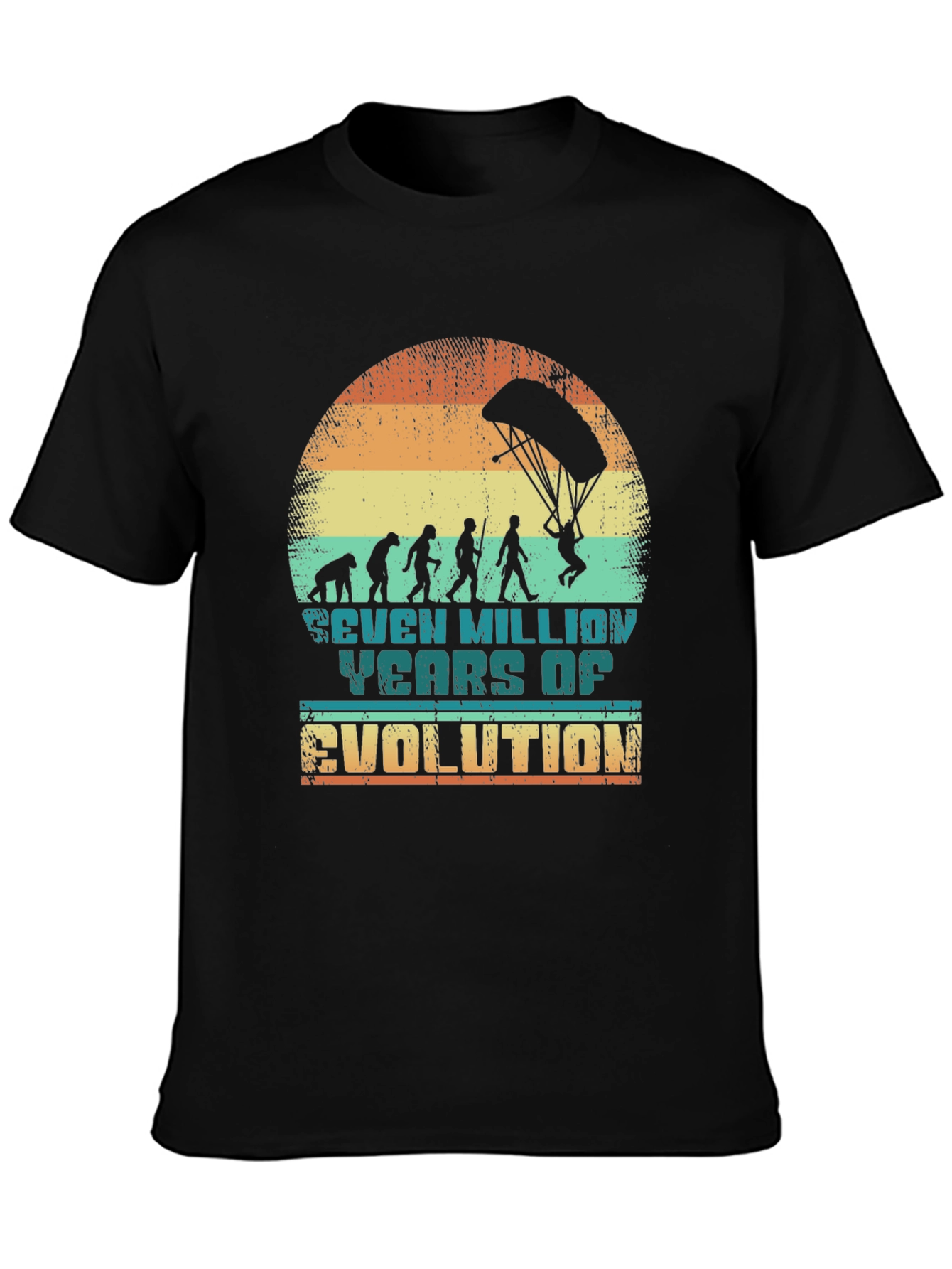 Evolution Paragliding T-Shirt - Seven Million Years
