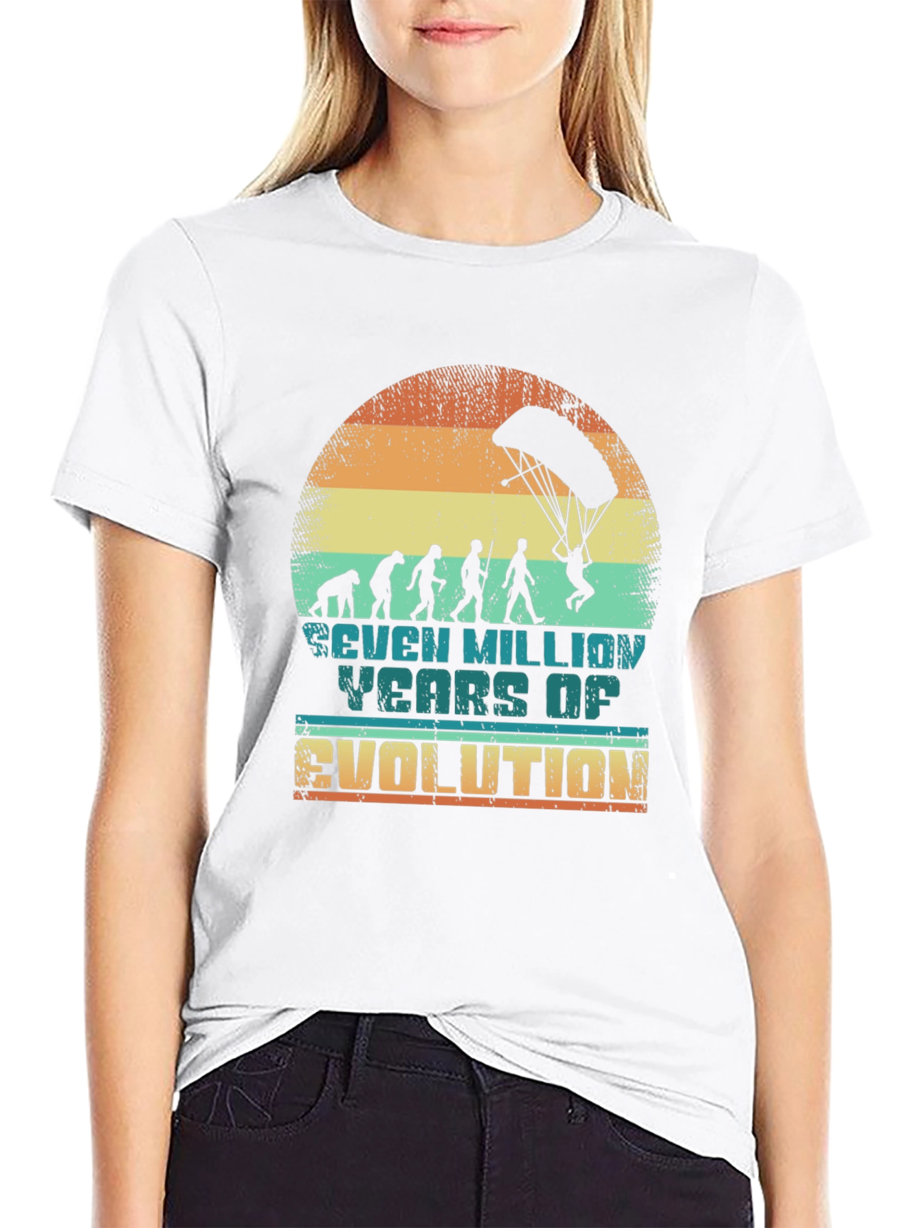 Evolution Paragliding T-Shirt - Seven Million Years