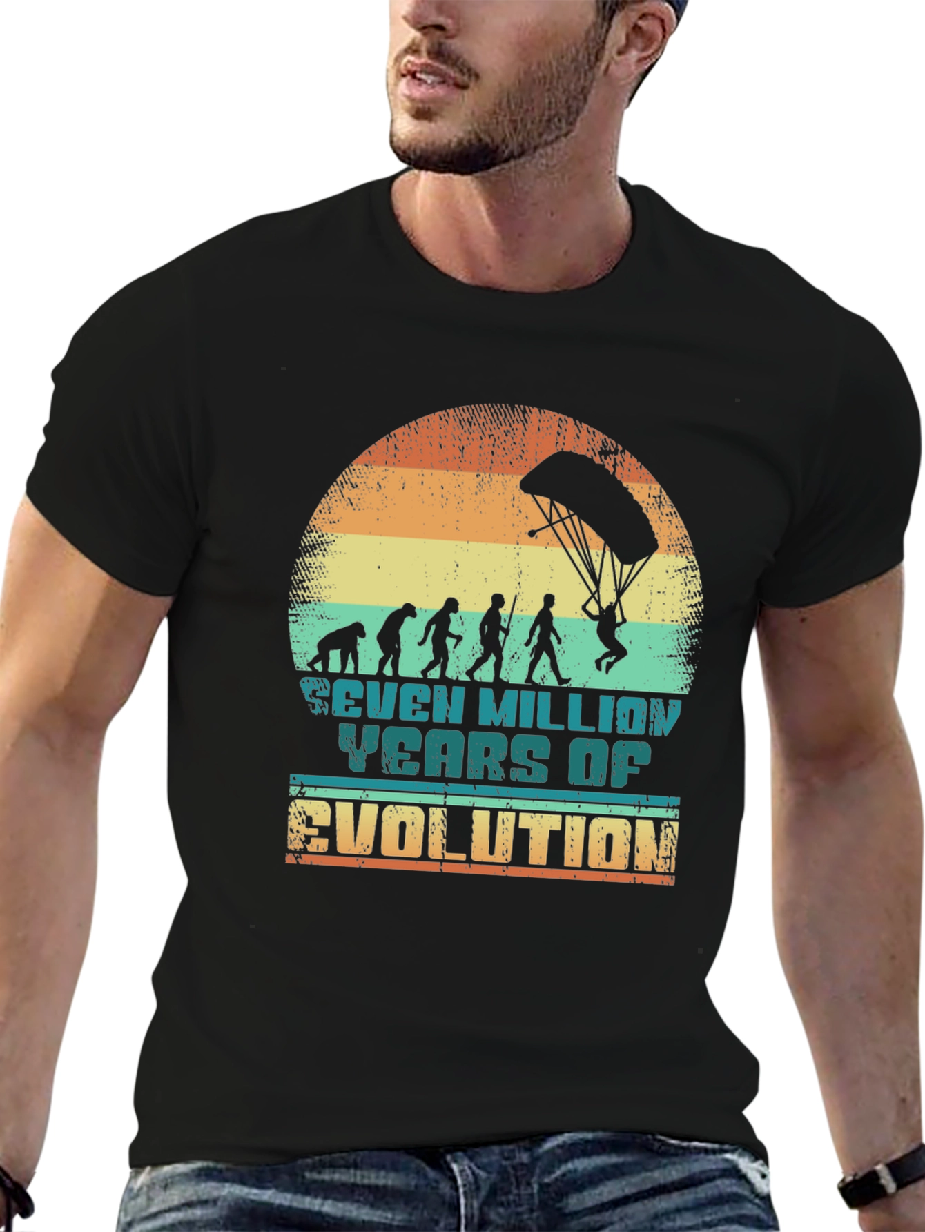 Evolution Paragliding T-Shirt - Seven Million Years