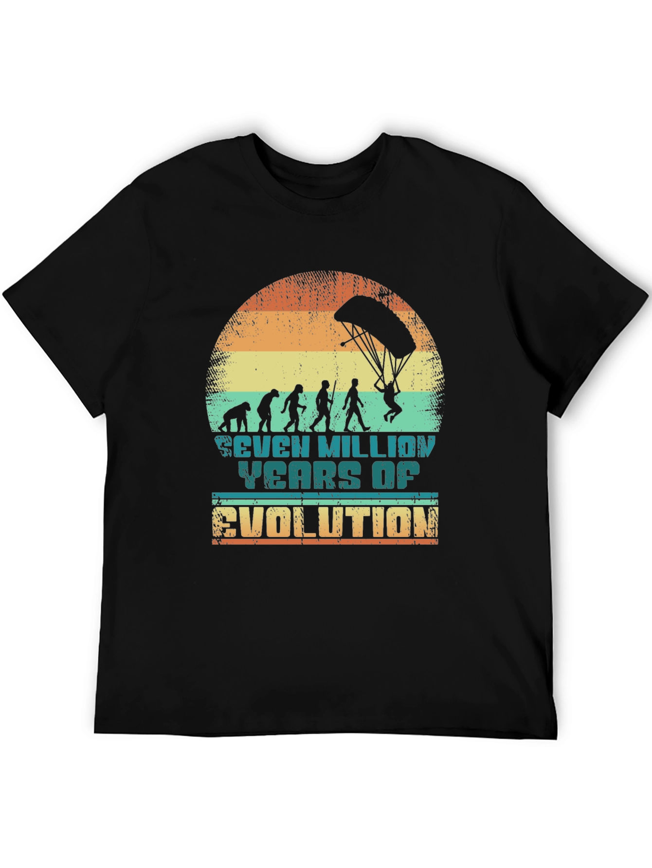 Evolution Paragliding T-Shirt - Seven Million Years