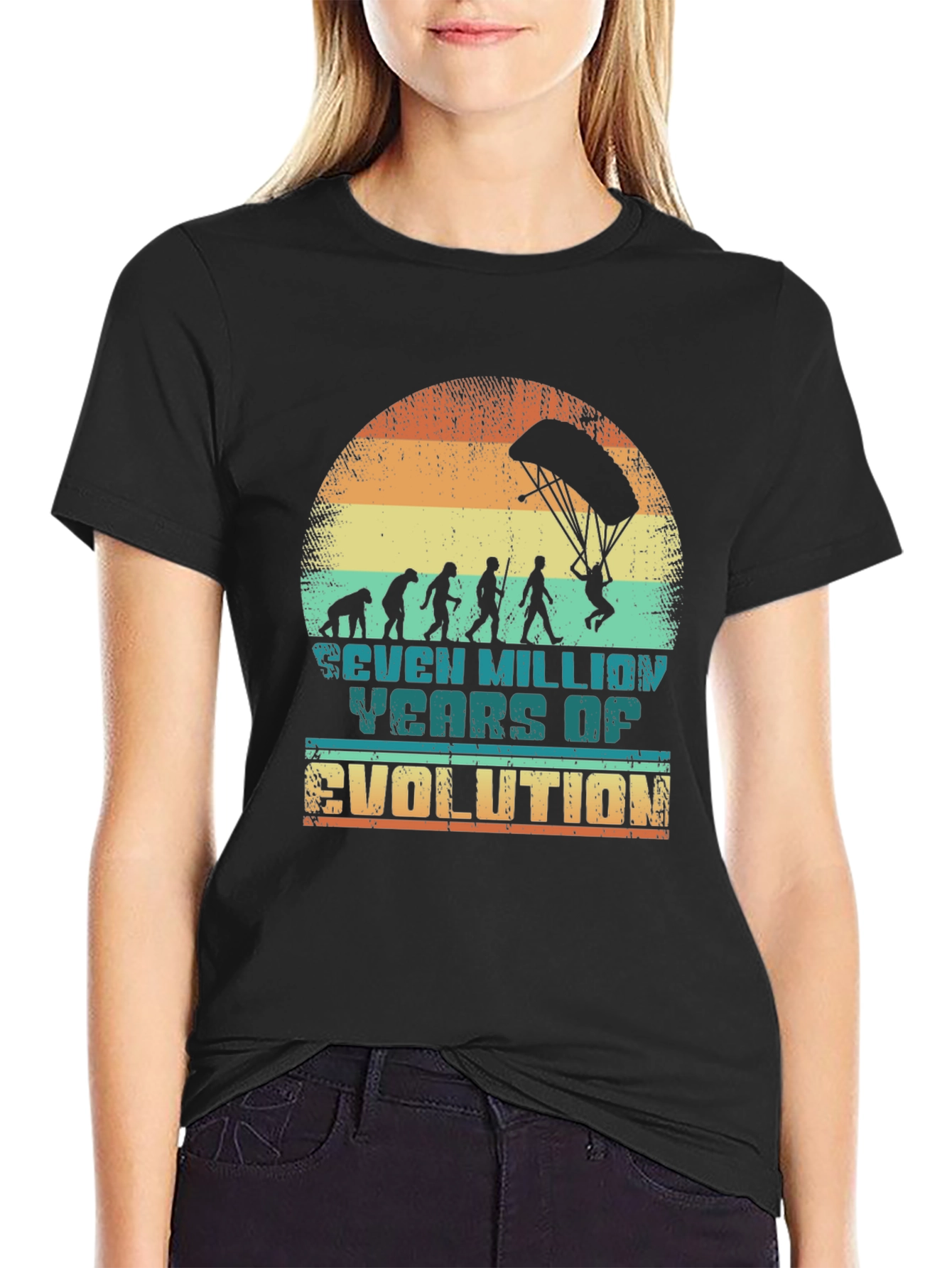 Evolution Paragliding T-Shirt - Seven Million Years