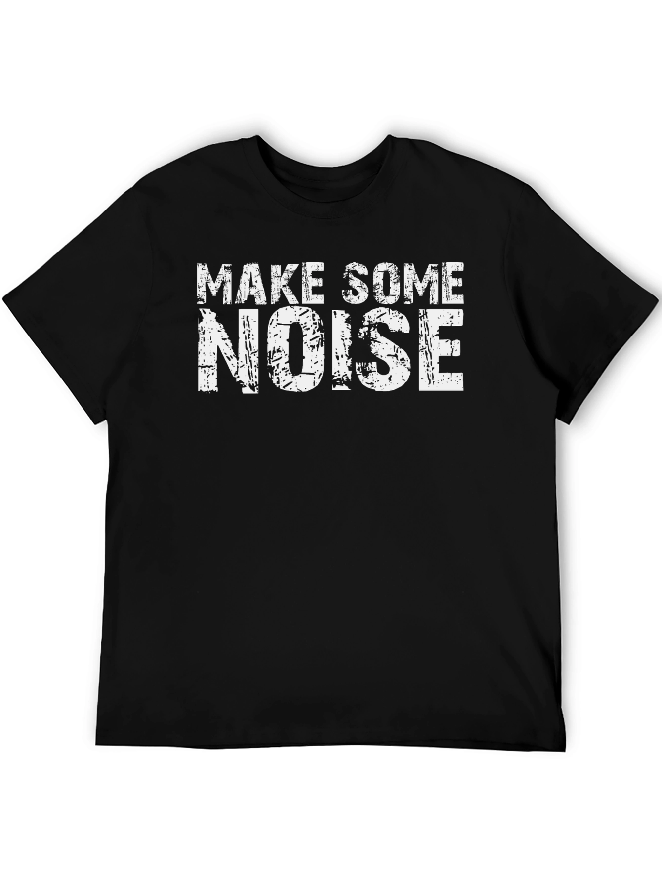 Make Some Noise Black Graphic Tee