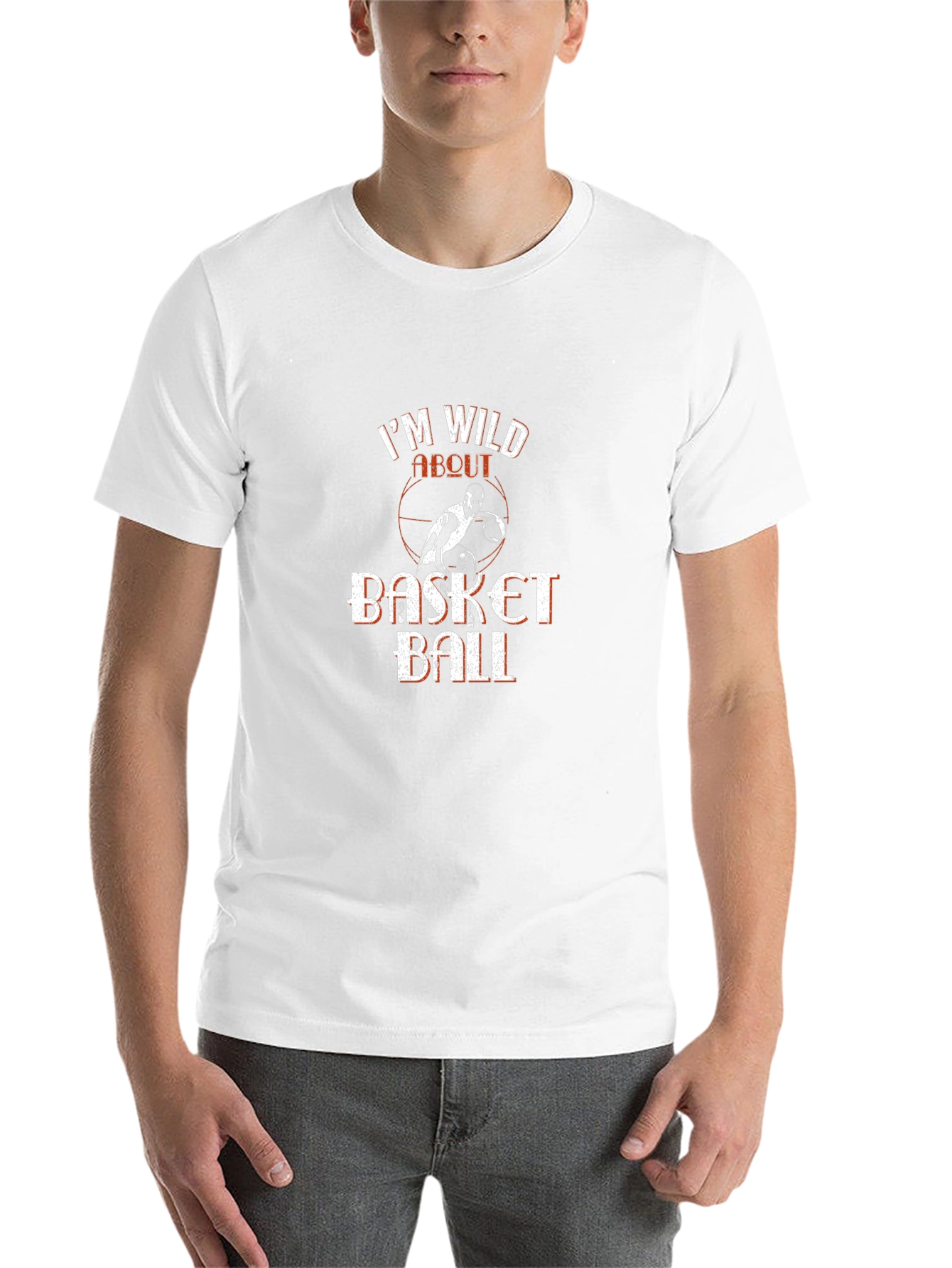 Im Wild About Basketball Graphic T-Shirt