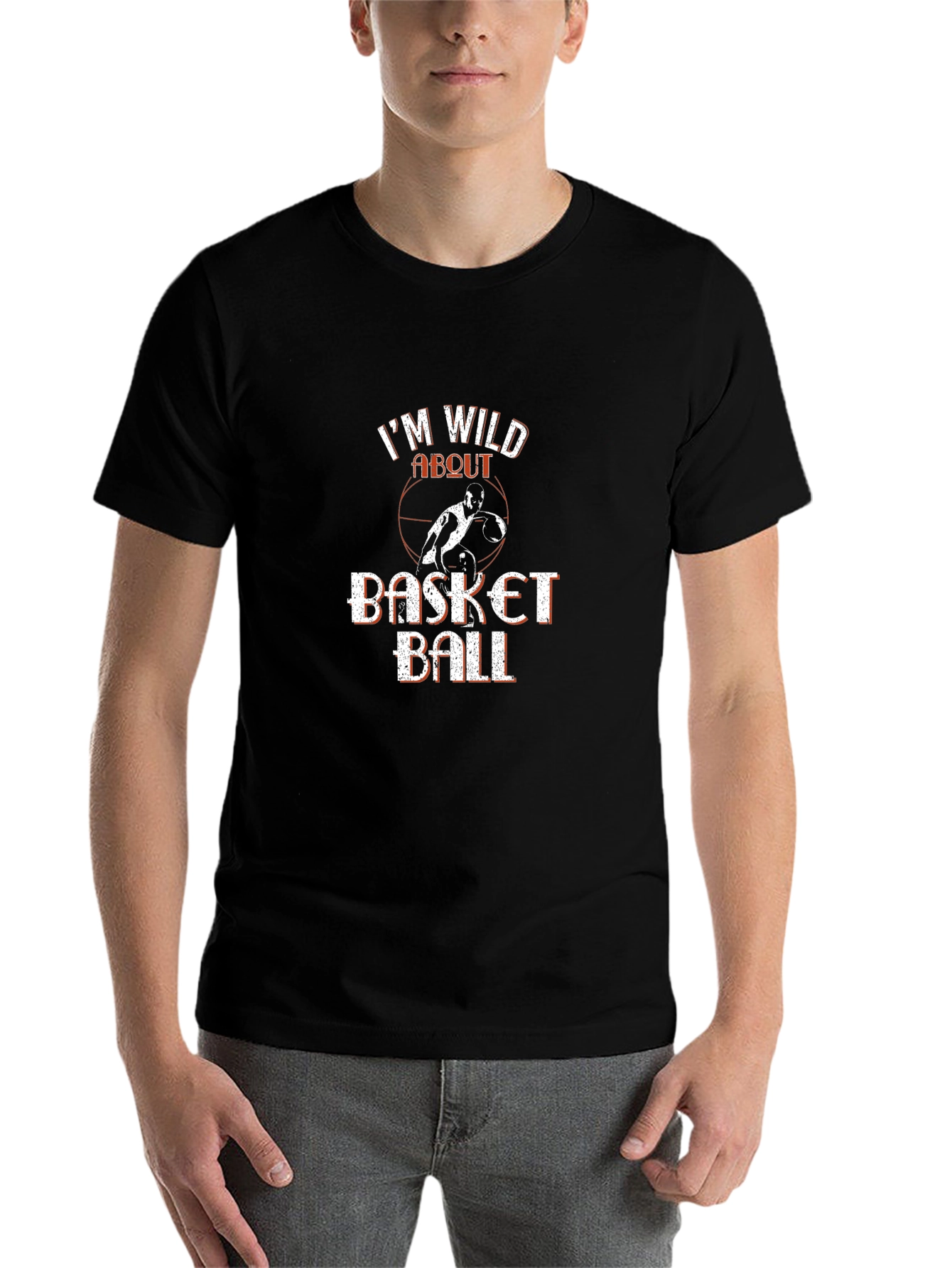 Im Wild About Basketball Graphic T-Shirt