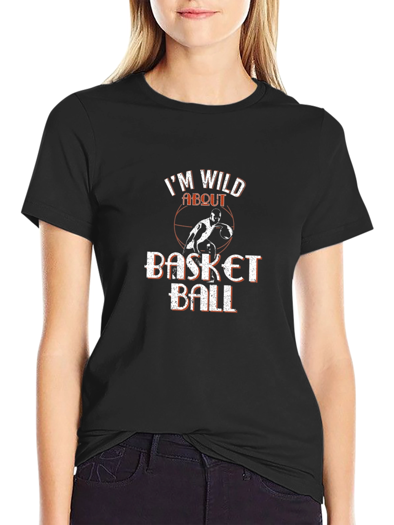 Im Wild About Basketball Graphic T-Shirt