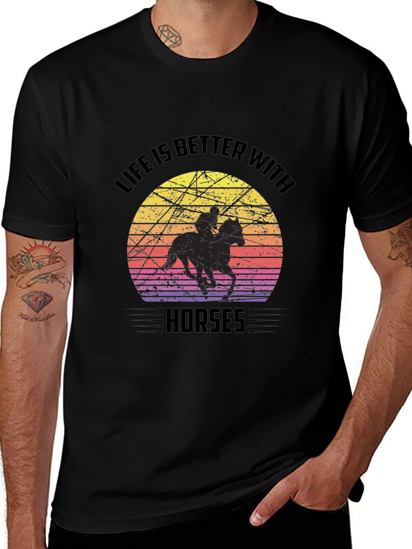 Life is Better with Horses Graphic Tee