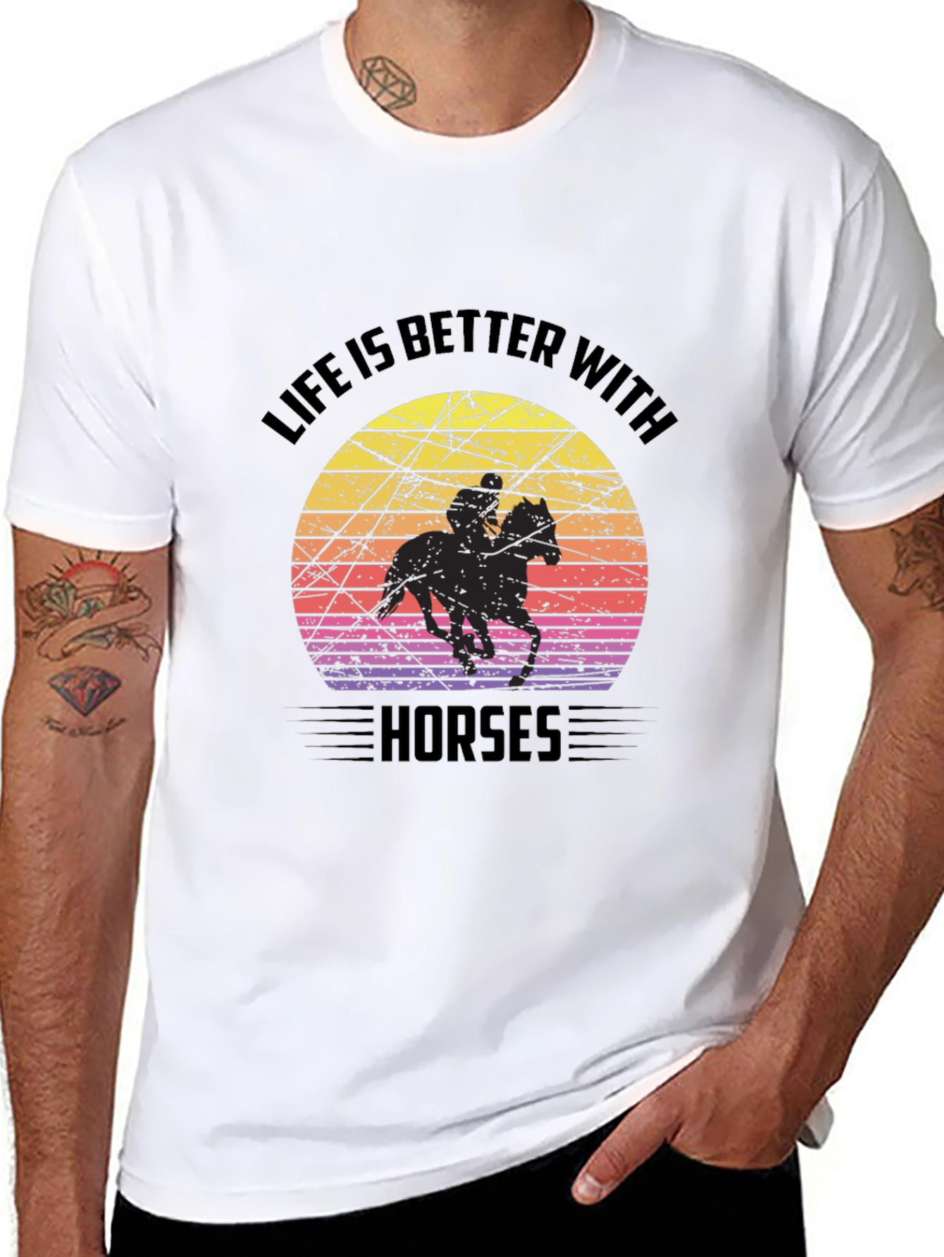 Life is Better with Horses Graphic Tee