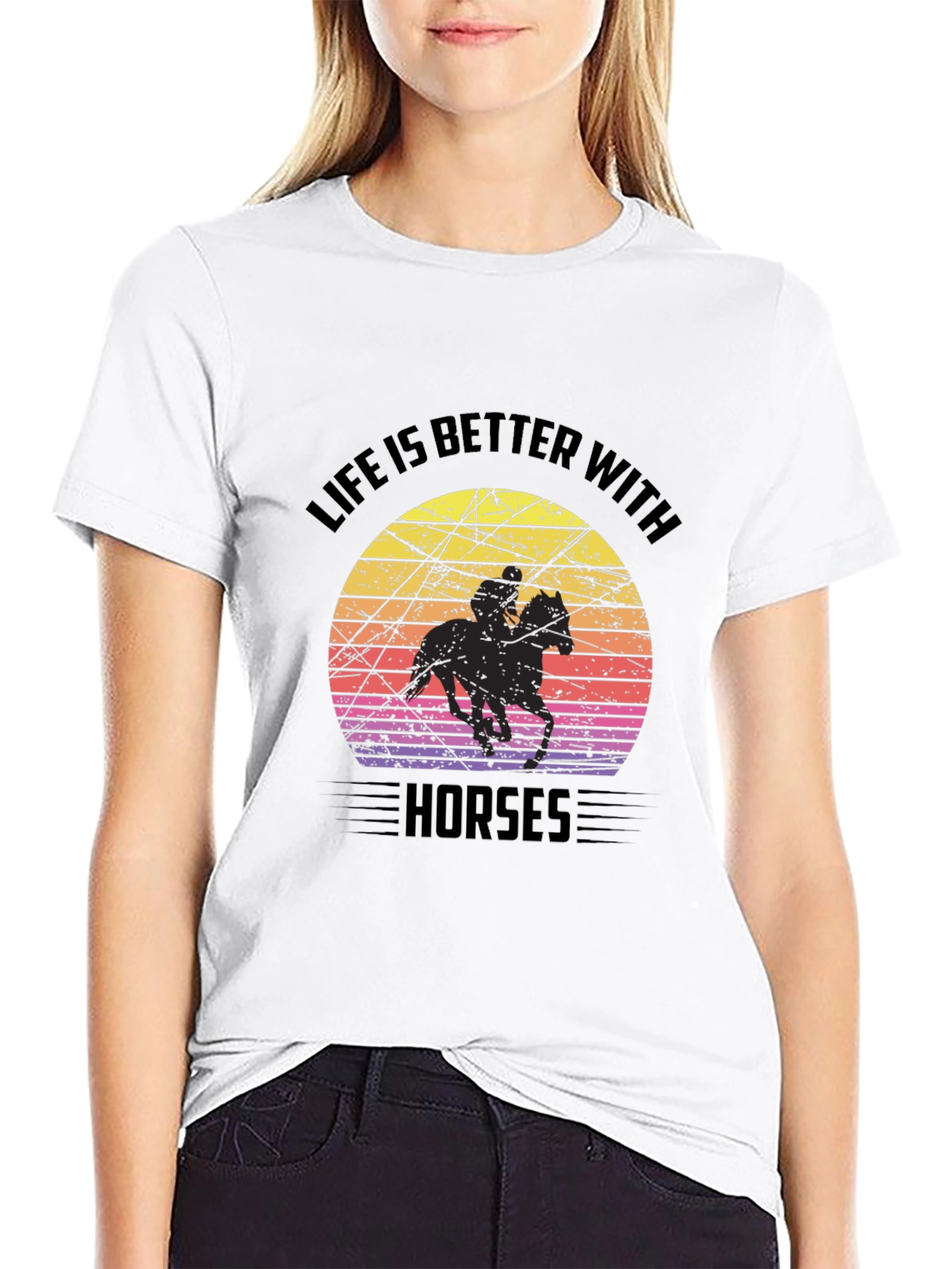 Life is Better with Horses Graphic Tee