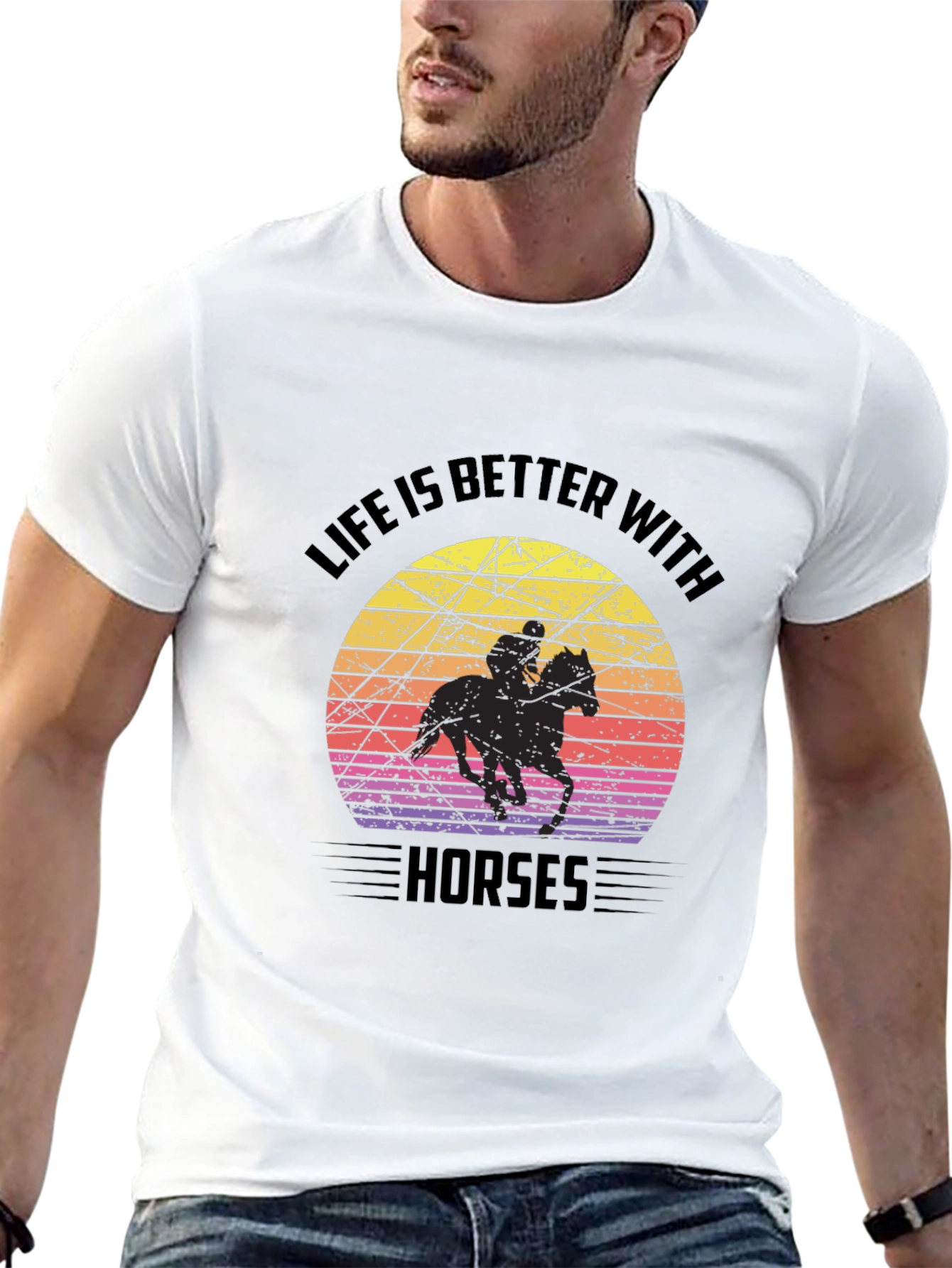 Life is Better with Horses Graphic Tee