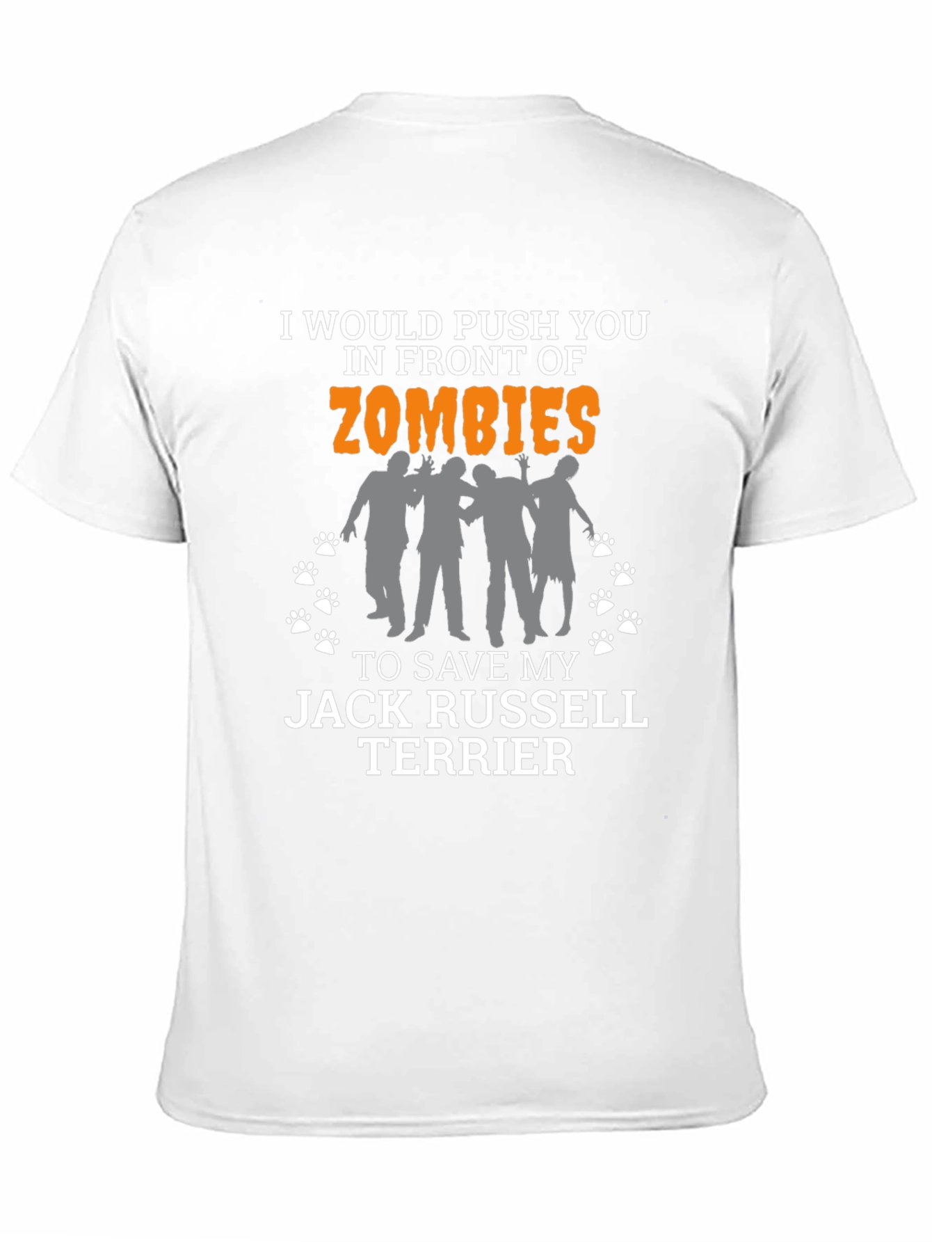 Funny Jack Russell Terrier Zombie T-Shirt