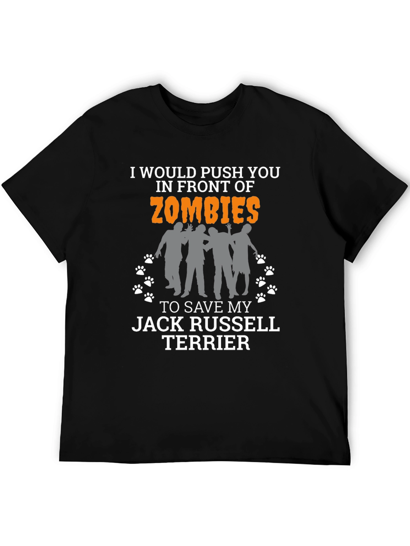 Funny Jack Russell Terrier Zombie T-Shirt