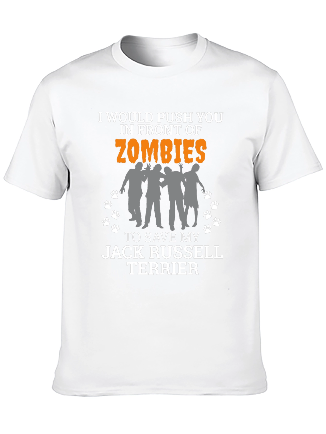 Funny Jack Russell Terrier Zombie T-Shirt
