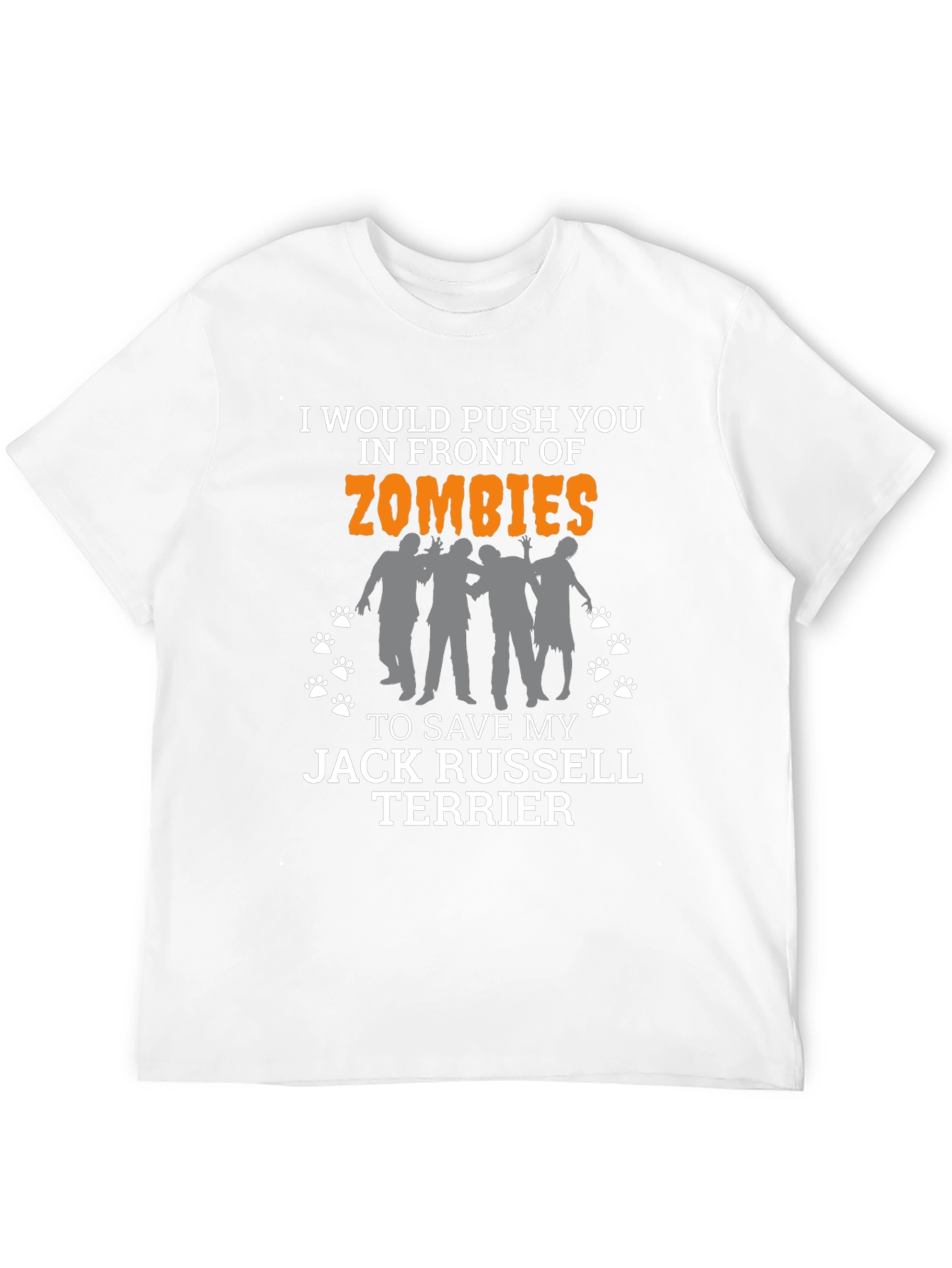 Funny Jack Russell Terrier Zombie T-Shirt