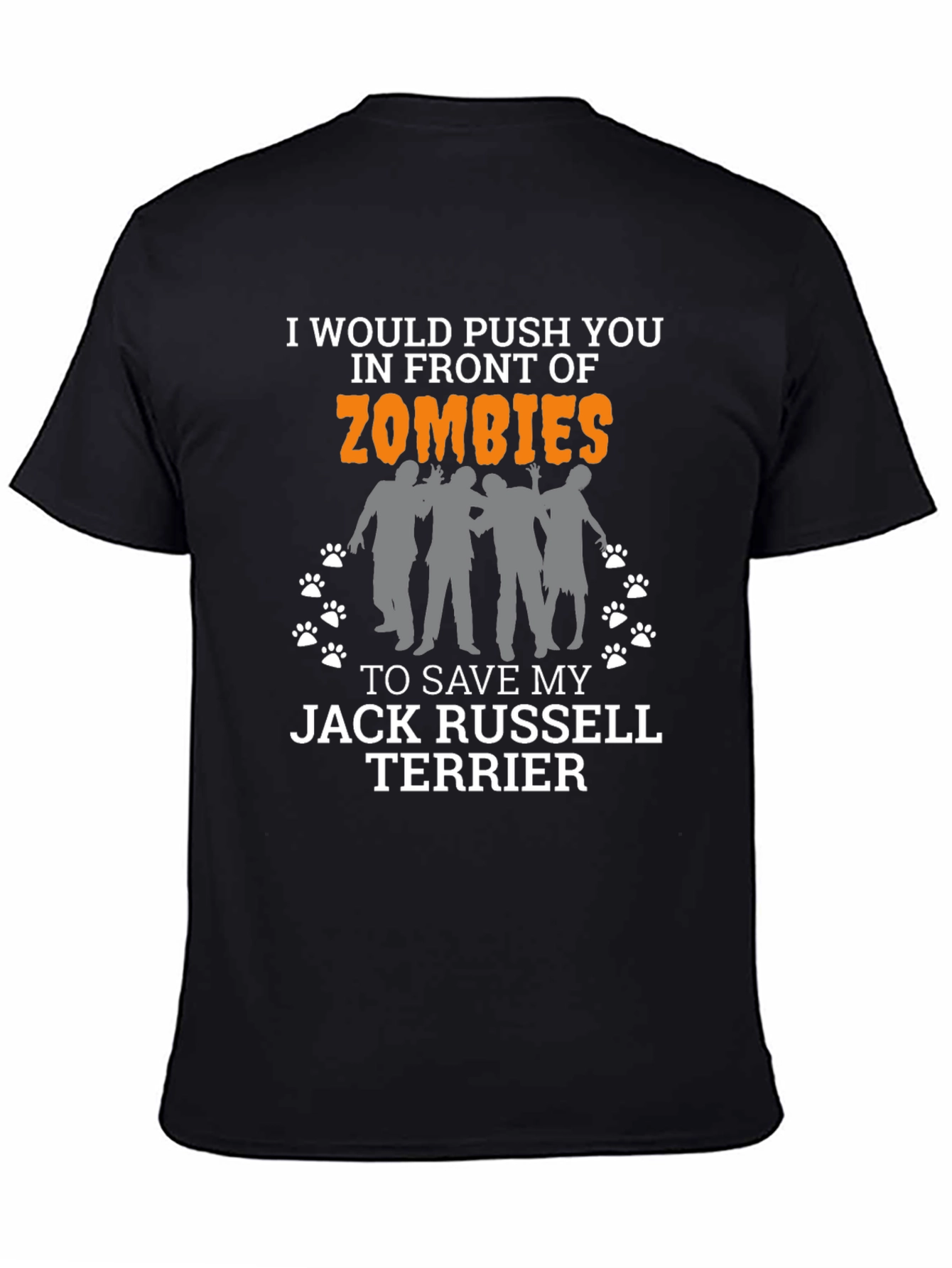 Funny Jack Russell Terrier Zombie T-Shirt