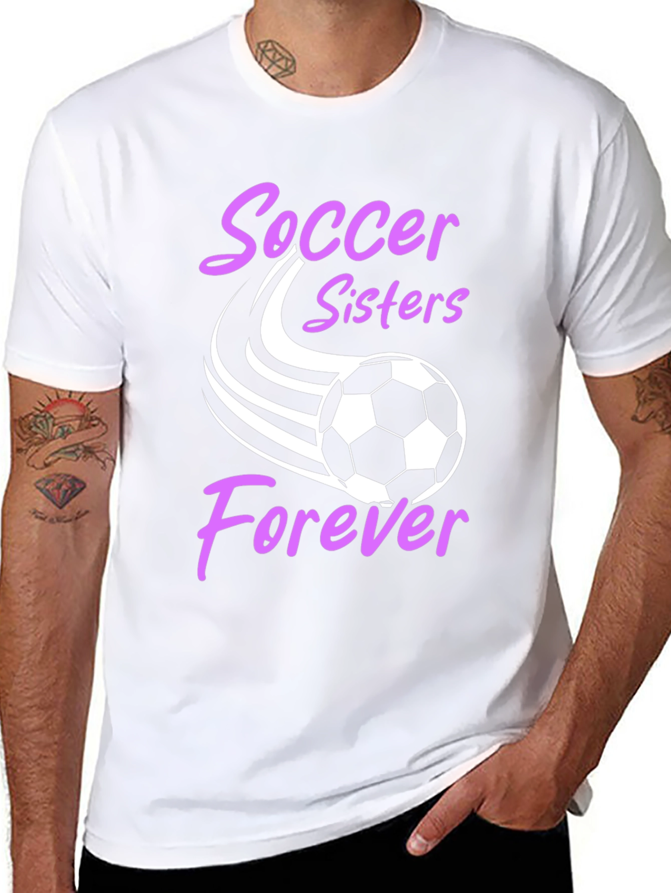 Soccer Sisters Forever Graphic T-Shirt