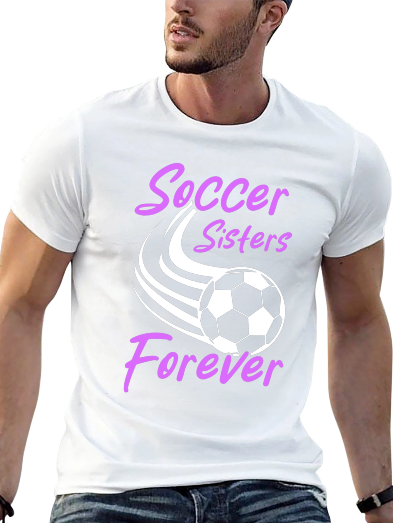 Soccer Sisters Forever Graphic T-Shirt