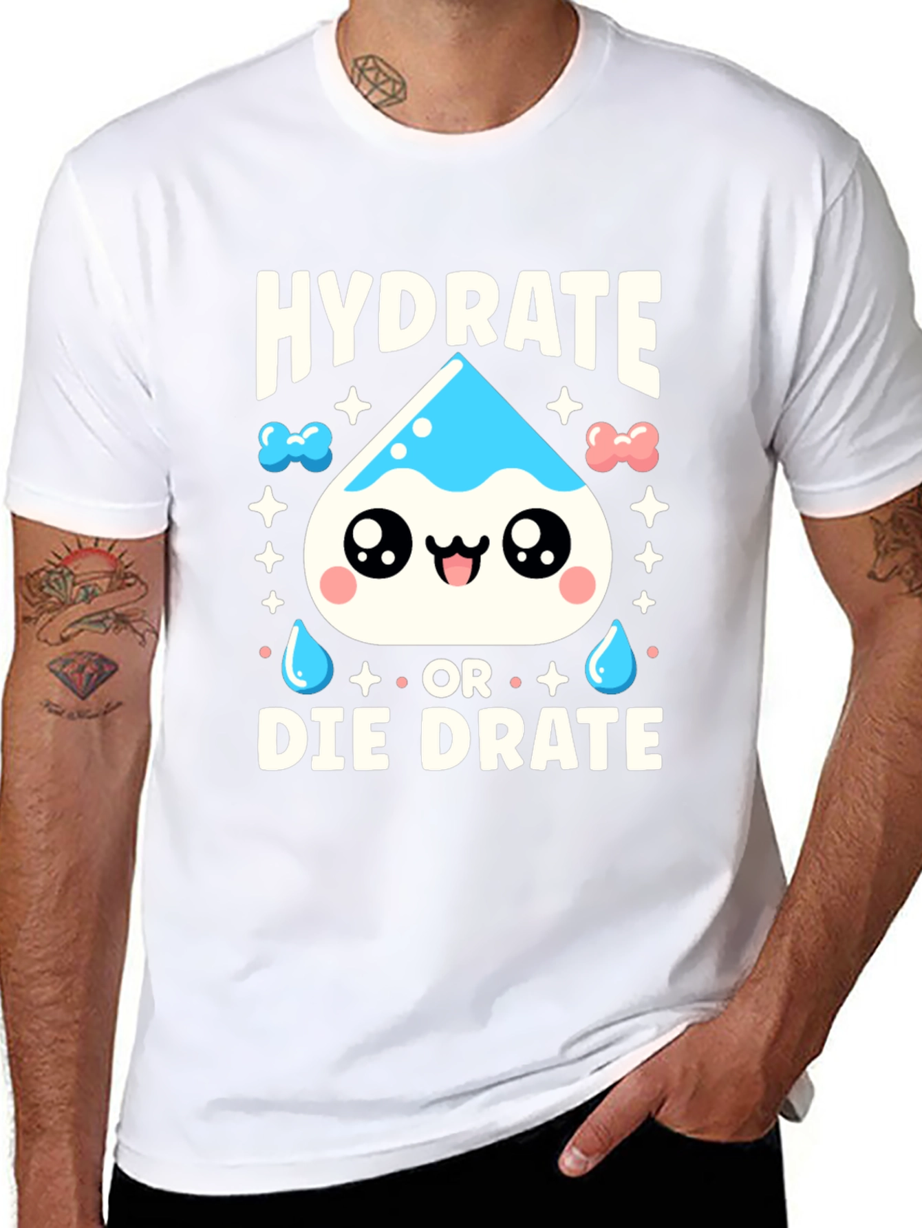 Hydrate or Die Cute Graphic Tee
