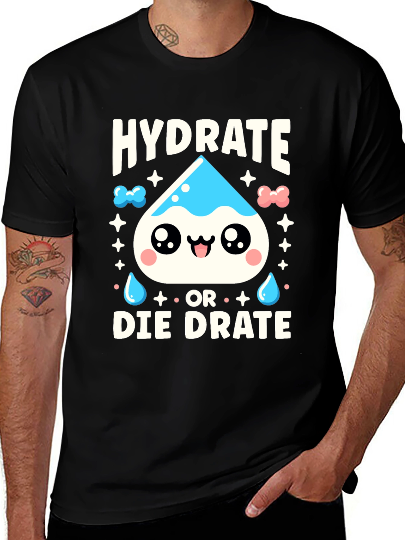 Hydrate or Die Cute Graphic Tee