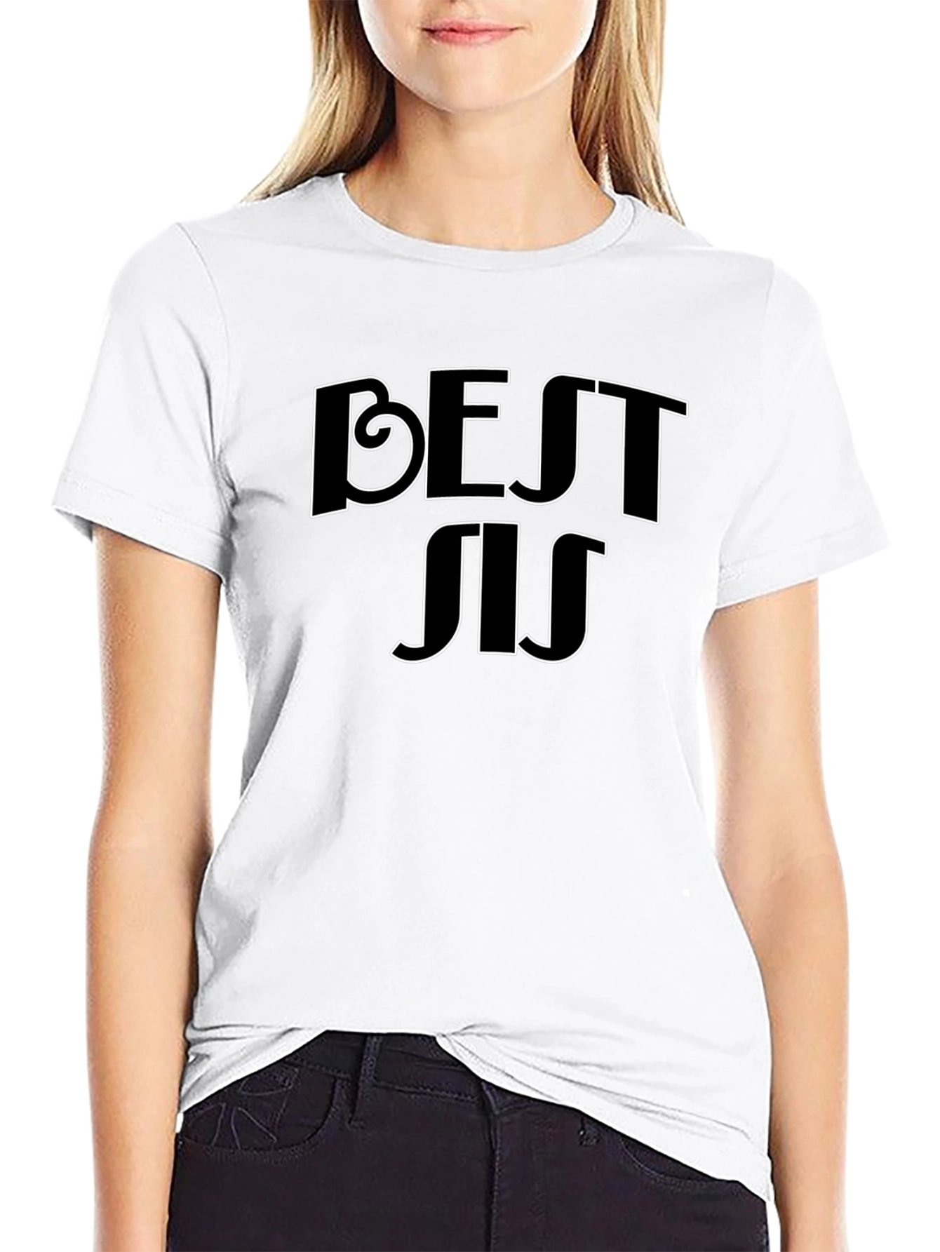 Best Sis T-Shirt - Black Tee
