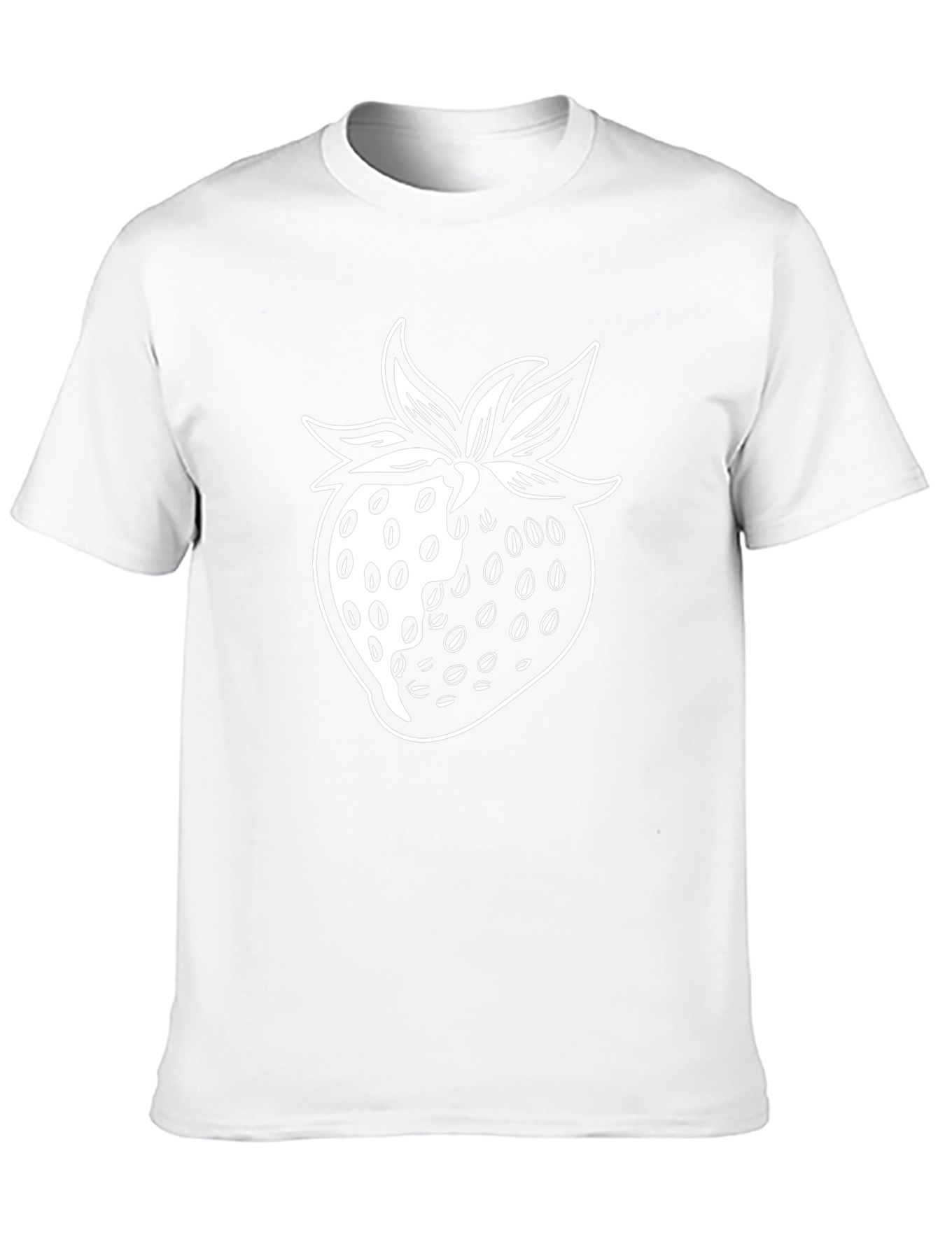 Strawberry Graphic Tee - Modern Design