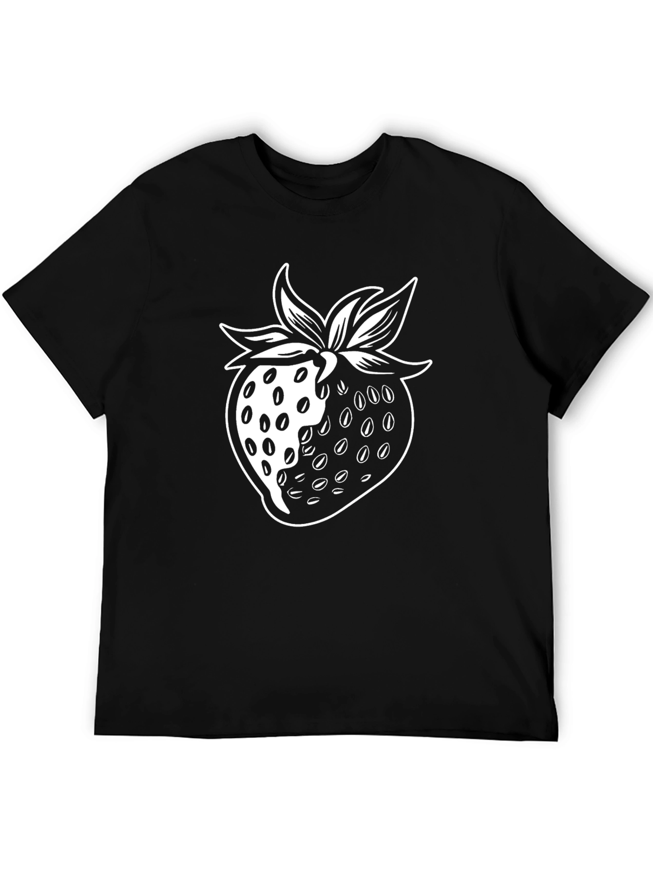 Strawberry Graphic Tee - Modern Design